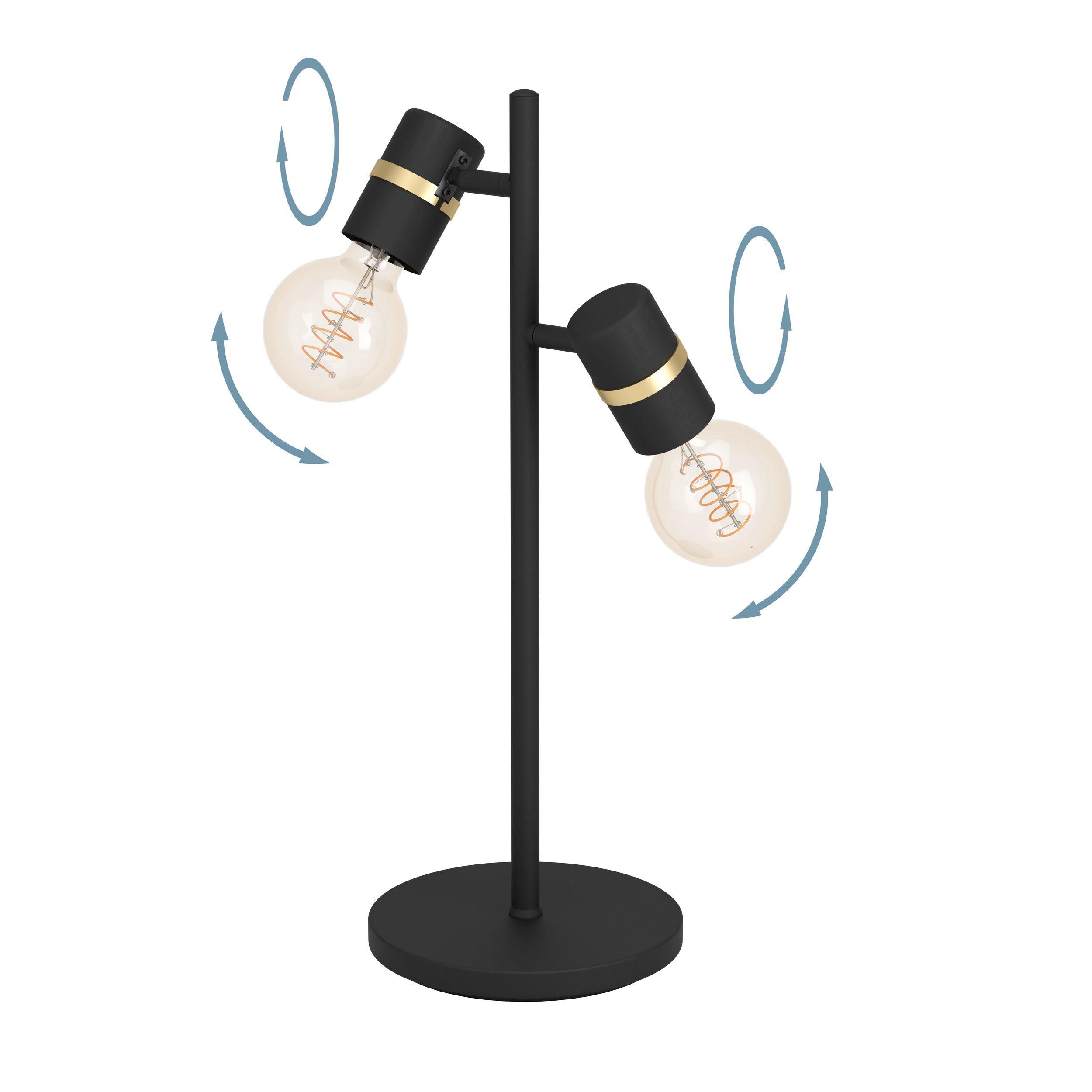 Lampe à poser LURONE noir H50cm