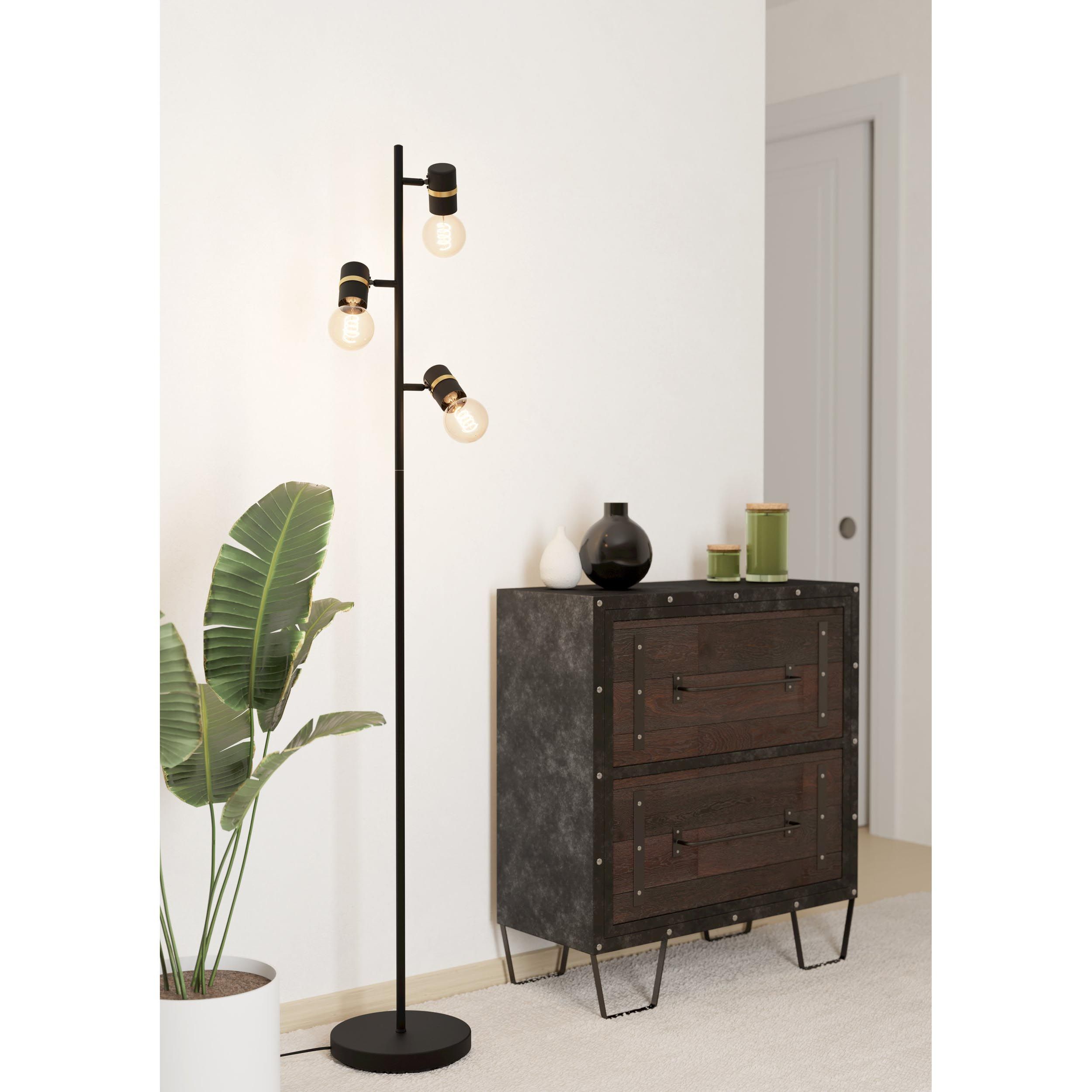 Lampadaire LURONE noir H160cm