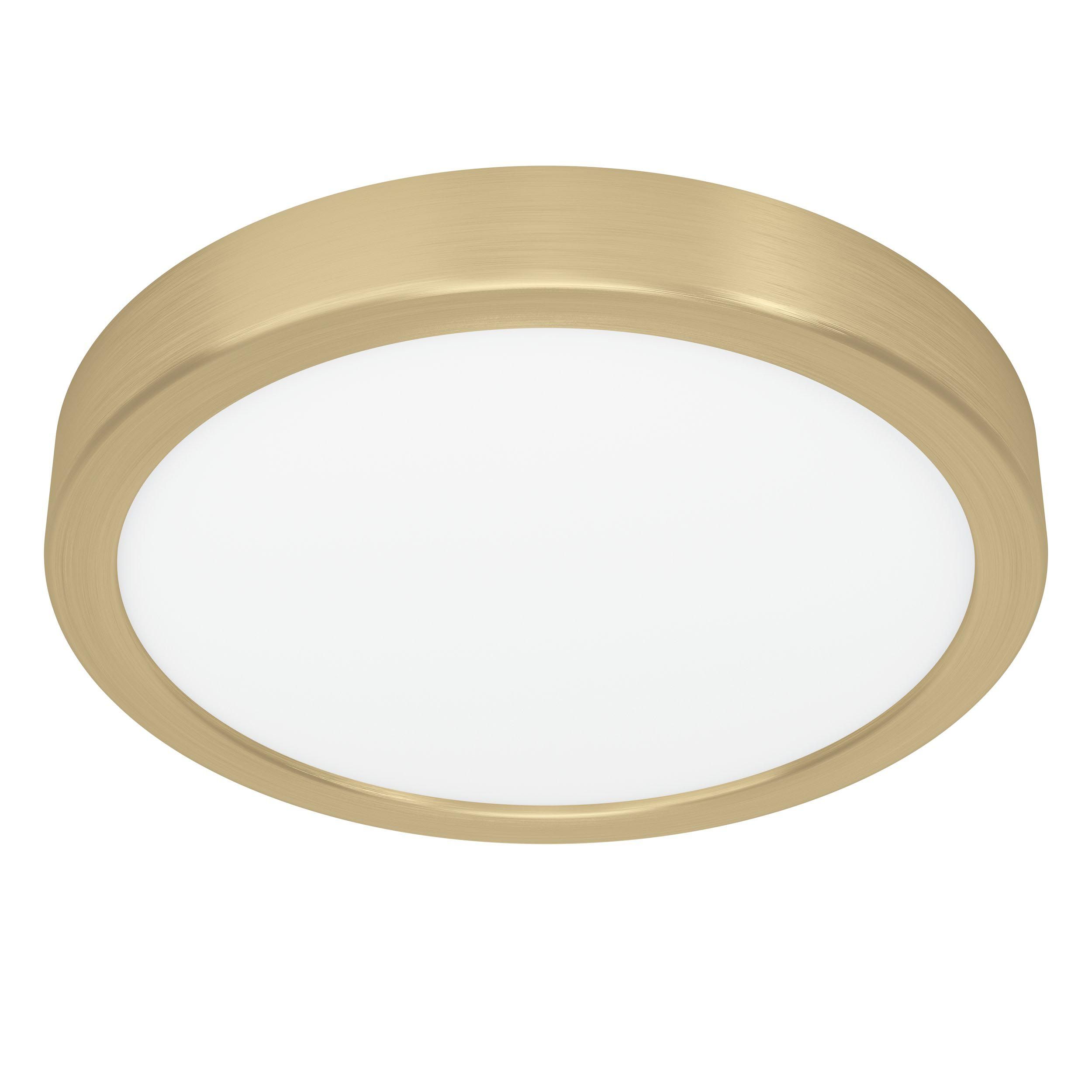Plafonnier LED FUEVA 5 doré Ø21cm