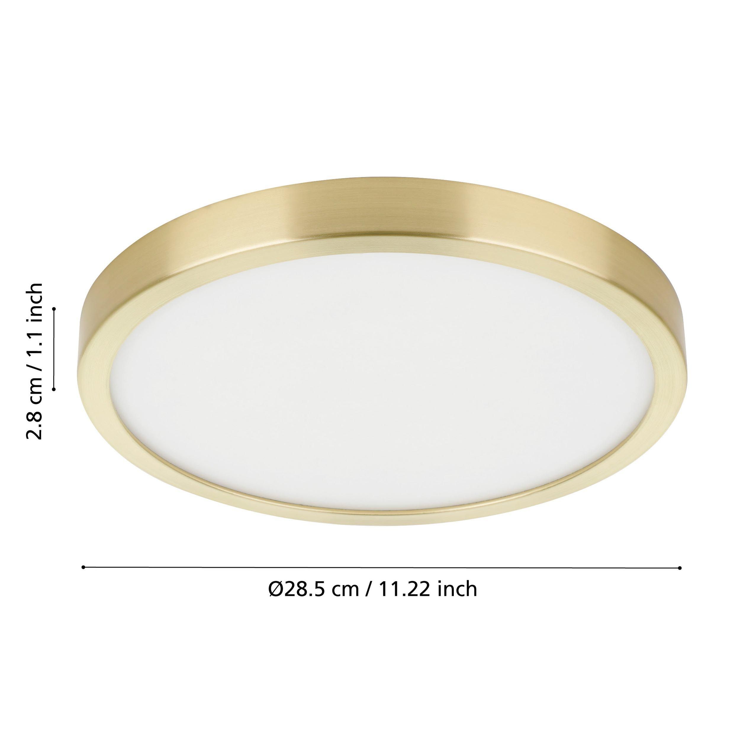 Plafonnier LED FUEVA 5 doré Ø28,5cm