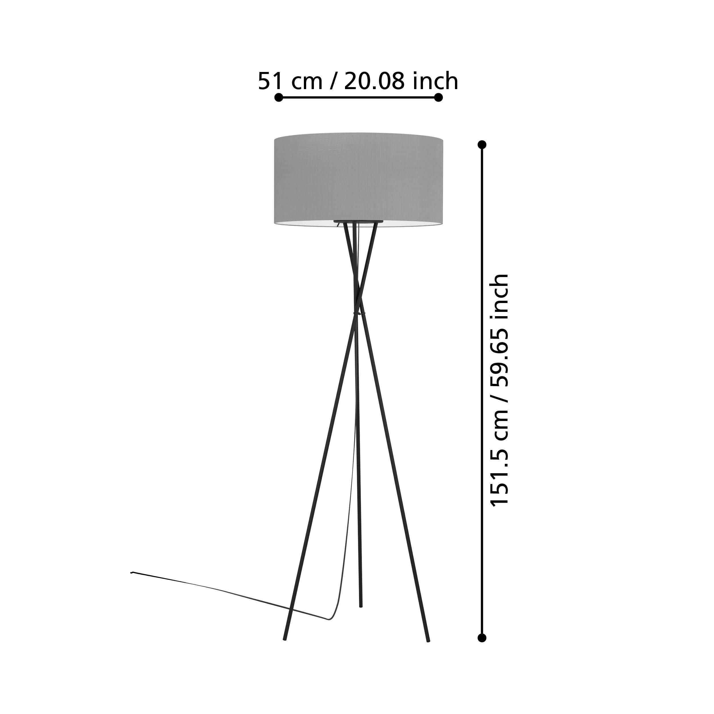 Lampadaire FONDACHELLI blanc H151,5cm