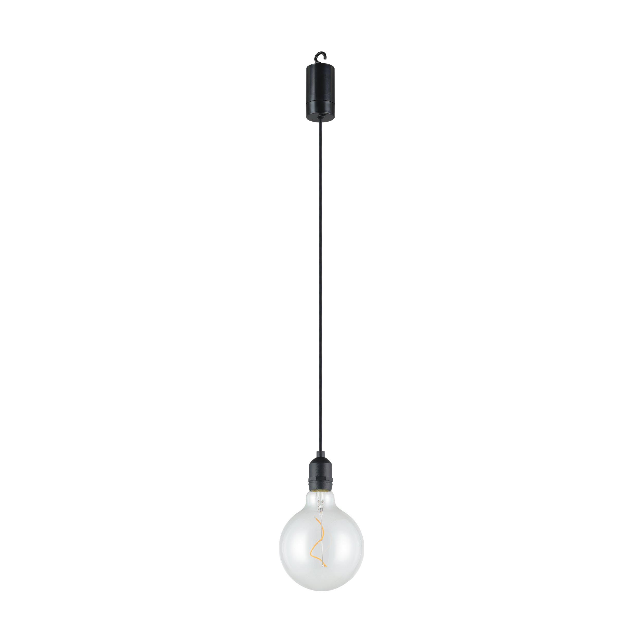 Suspension extérieure LED VIGNANELLO noir/blanc Ø12,5cm
