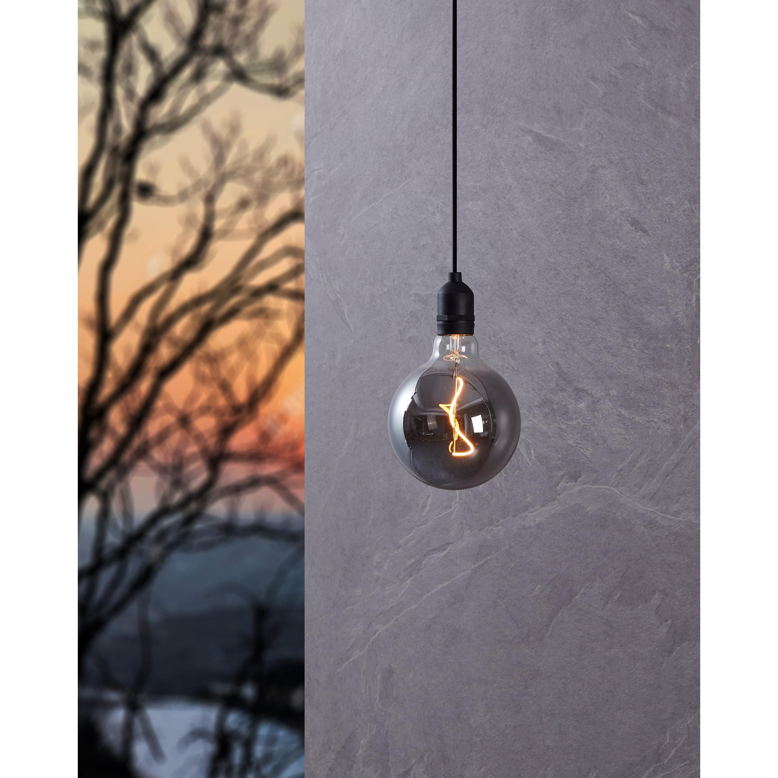 Suspension extérieure LED VIGNANELLO smoky Ø12,5cm