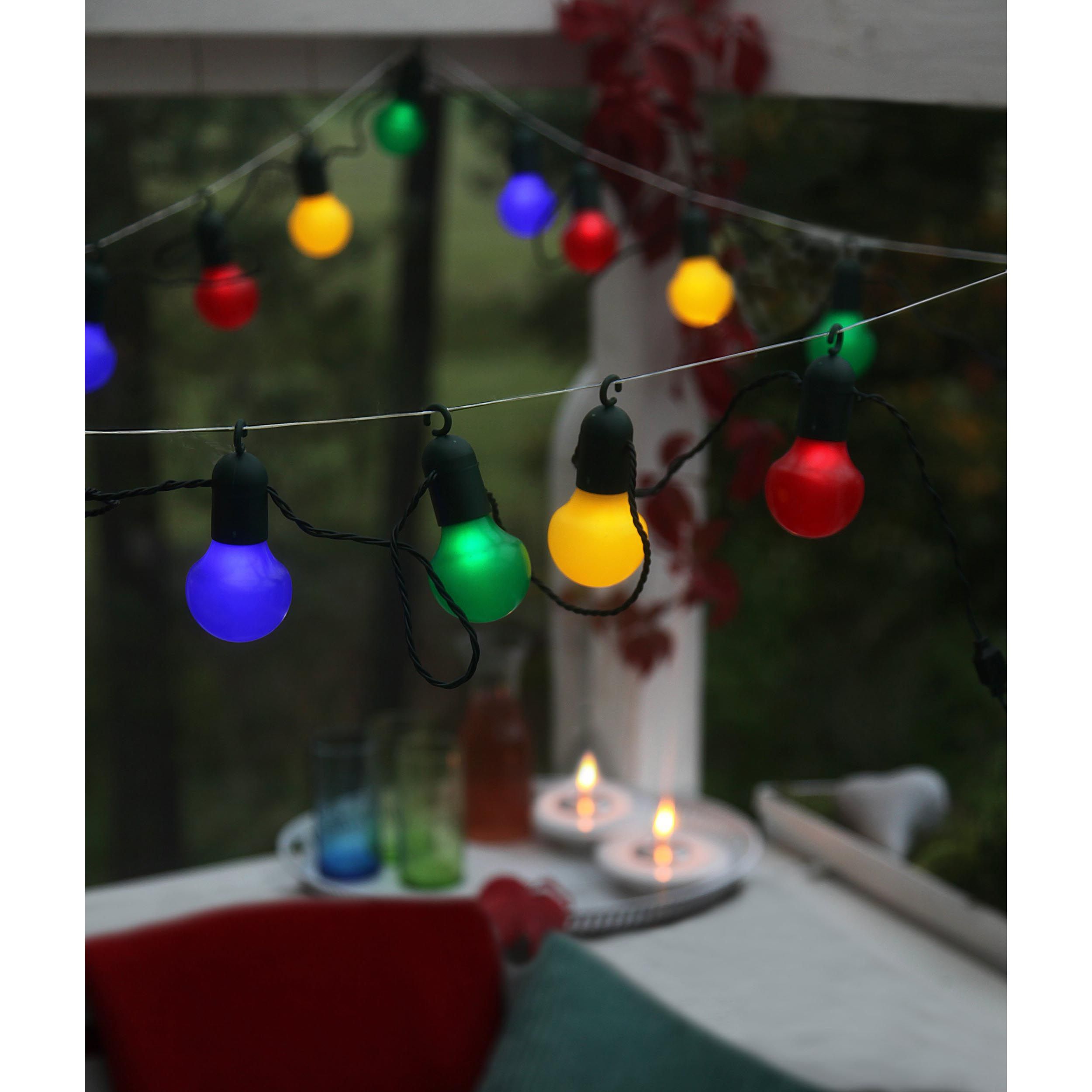 Guirlande lumineuse extérieure LED FROSOLONE multicouleur L570cm