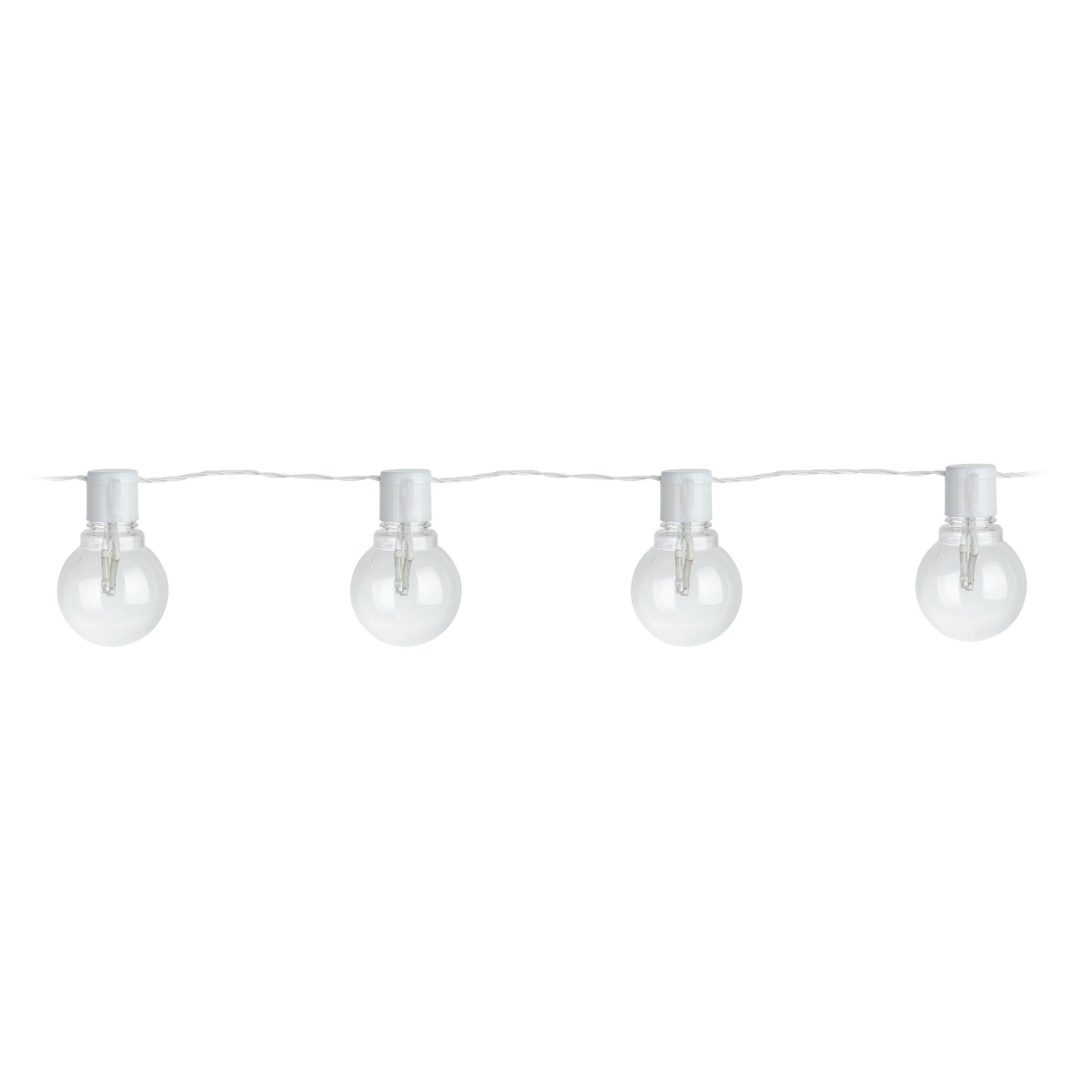 Guirlande lumineuse extérieure LED PARTAJ tranparente L450cm