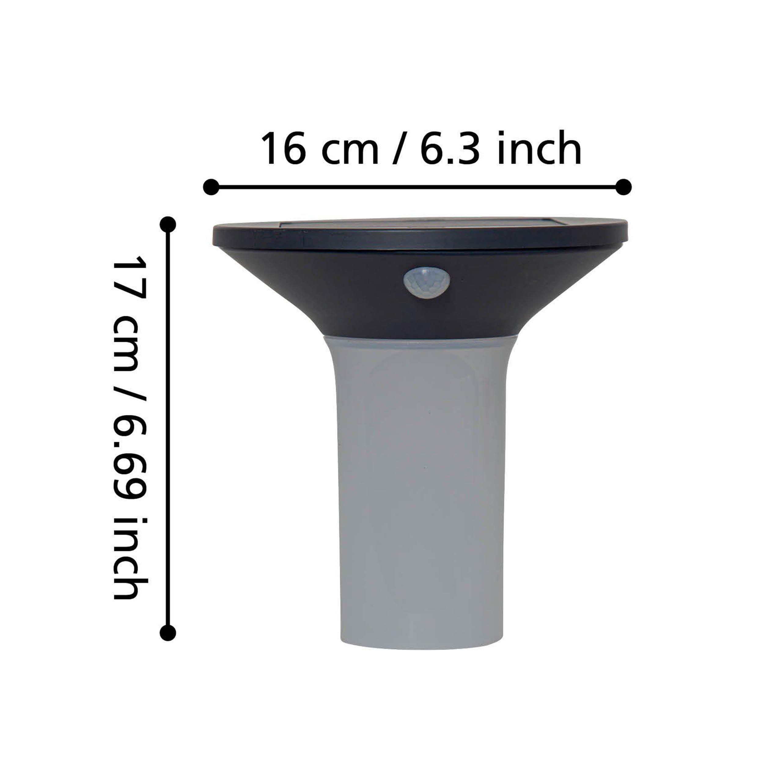 Applique extérieure plastique noir CORBEZZOLA LED INT 6X0,03W