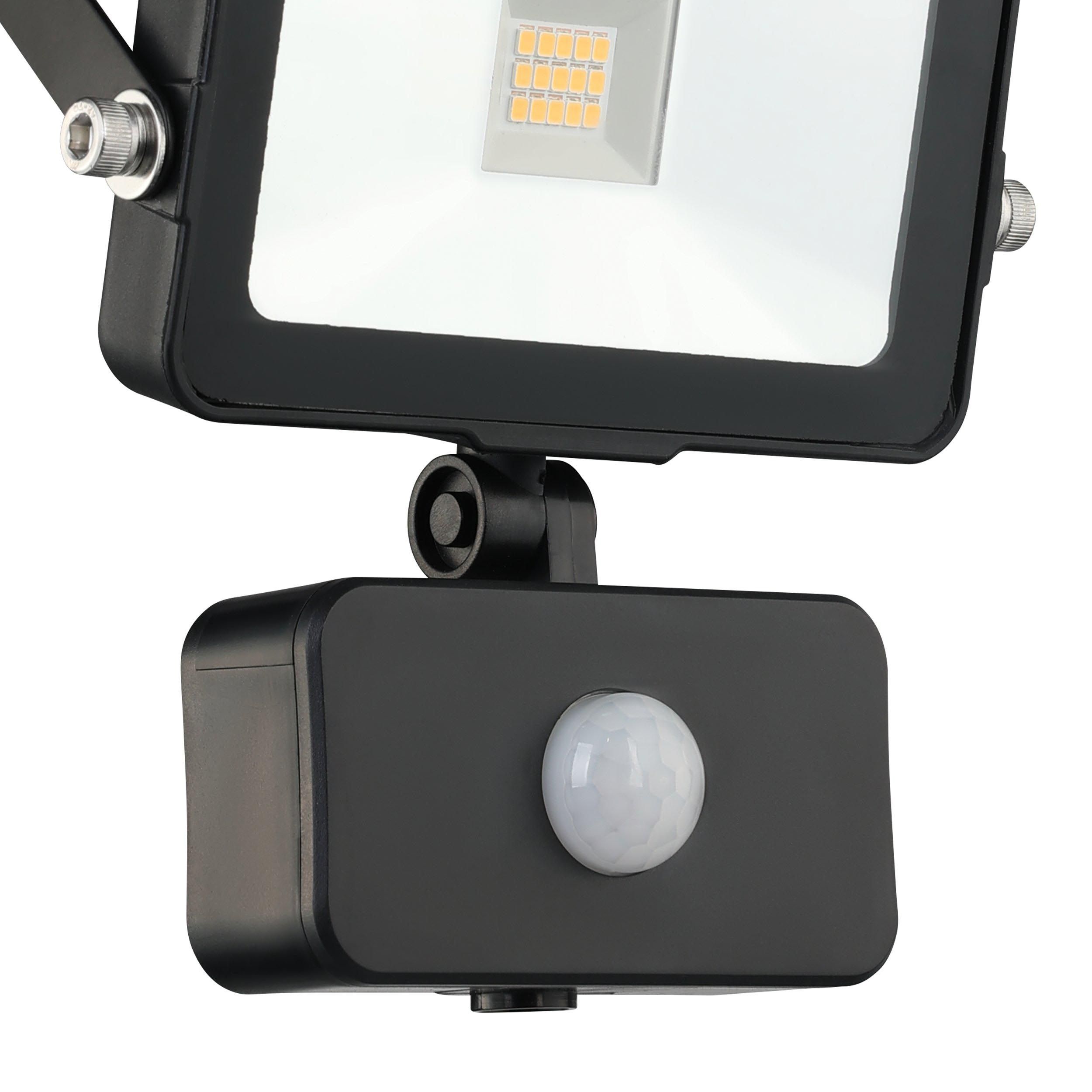Applique extérieure LED VILLAGRAPPA noir H16cm