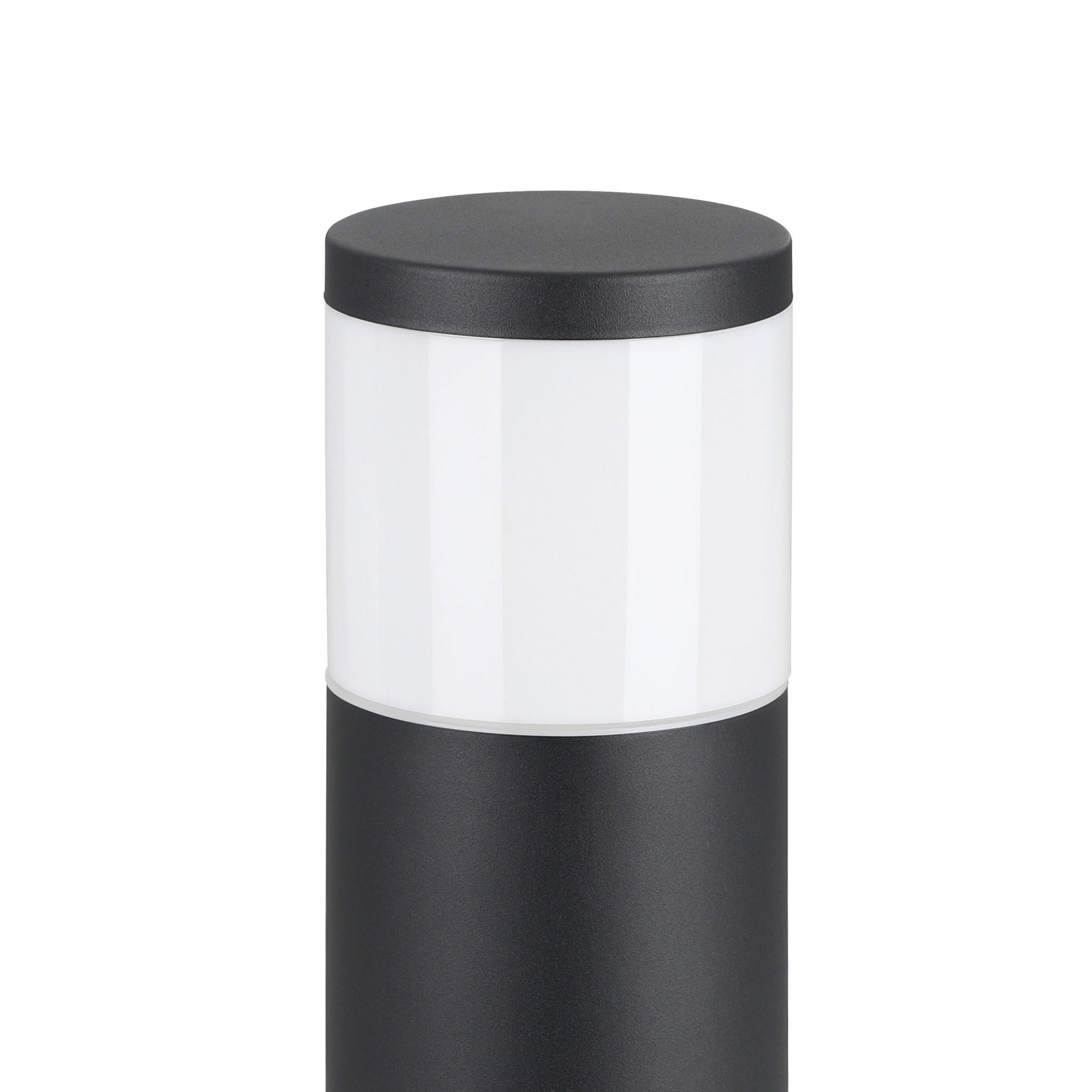 Borne et potelet extérieur métal noir BASALGO-Z E27 1X9W