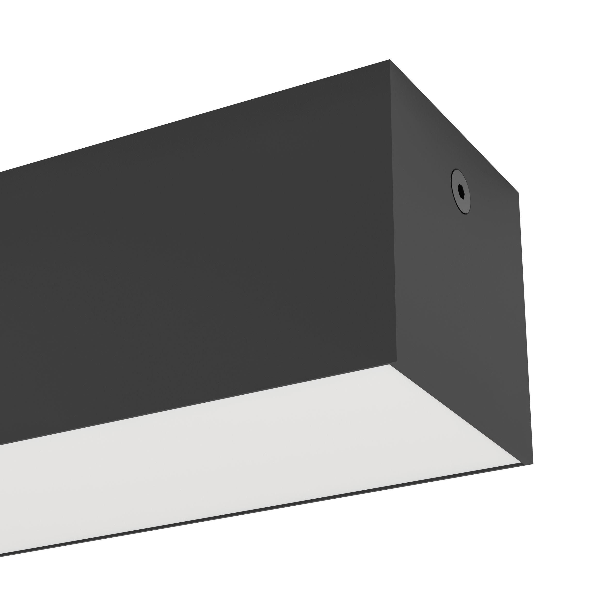 Plafonnier extérieur LED SALITTA noir L58cm
