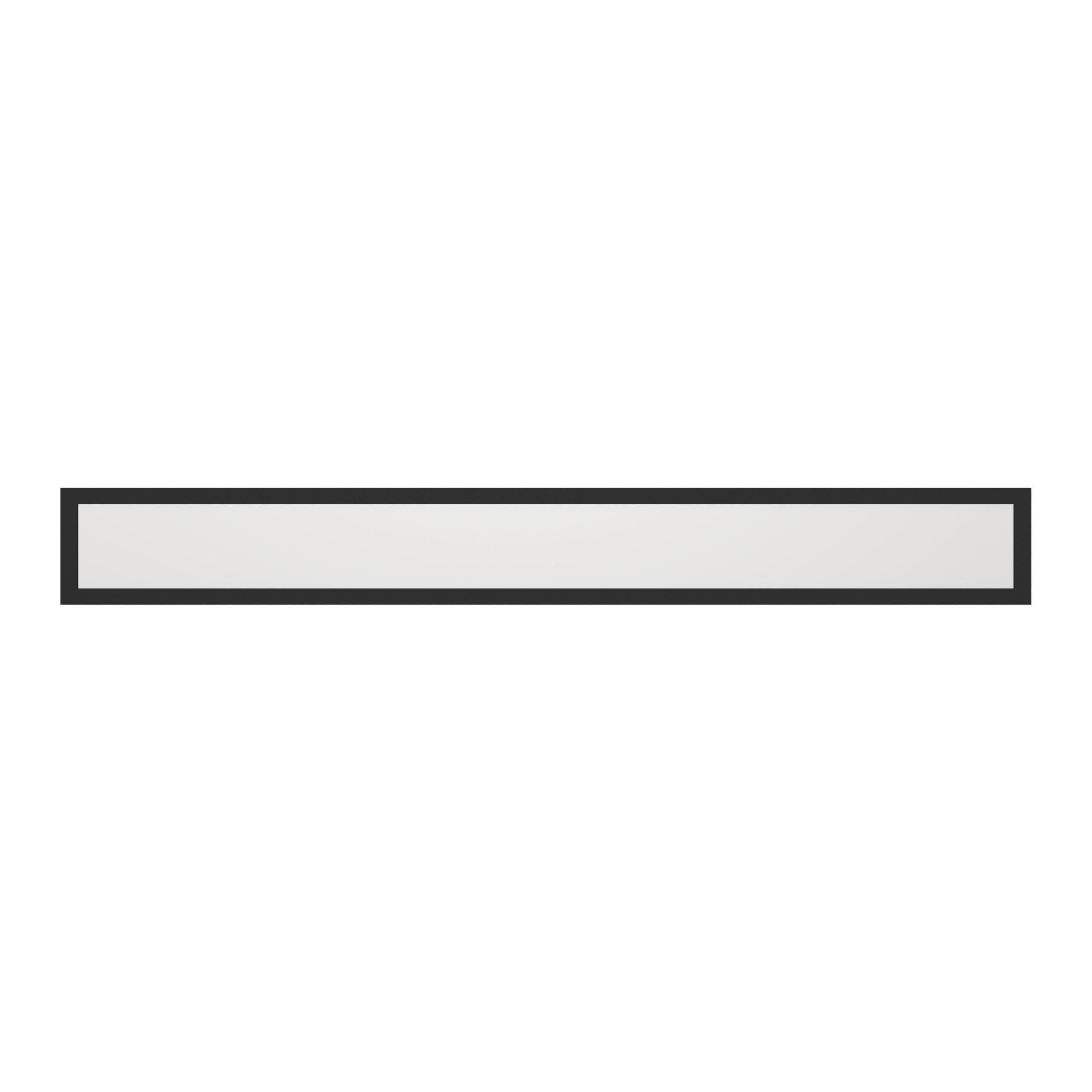 Plafonnier LED SALITTA noir L60cm
