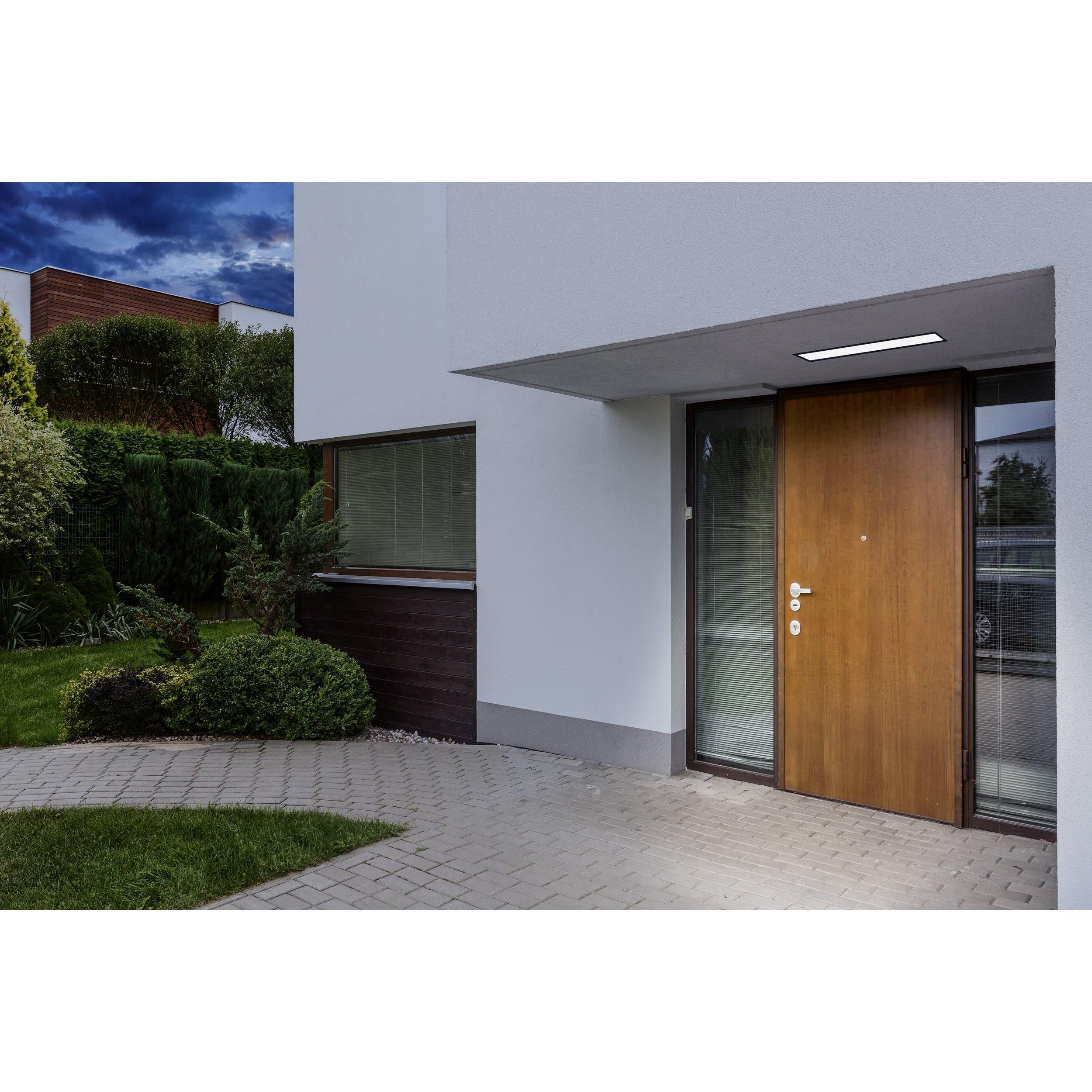 Plafonnier LED SALITTA noir L60cm