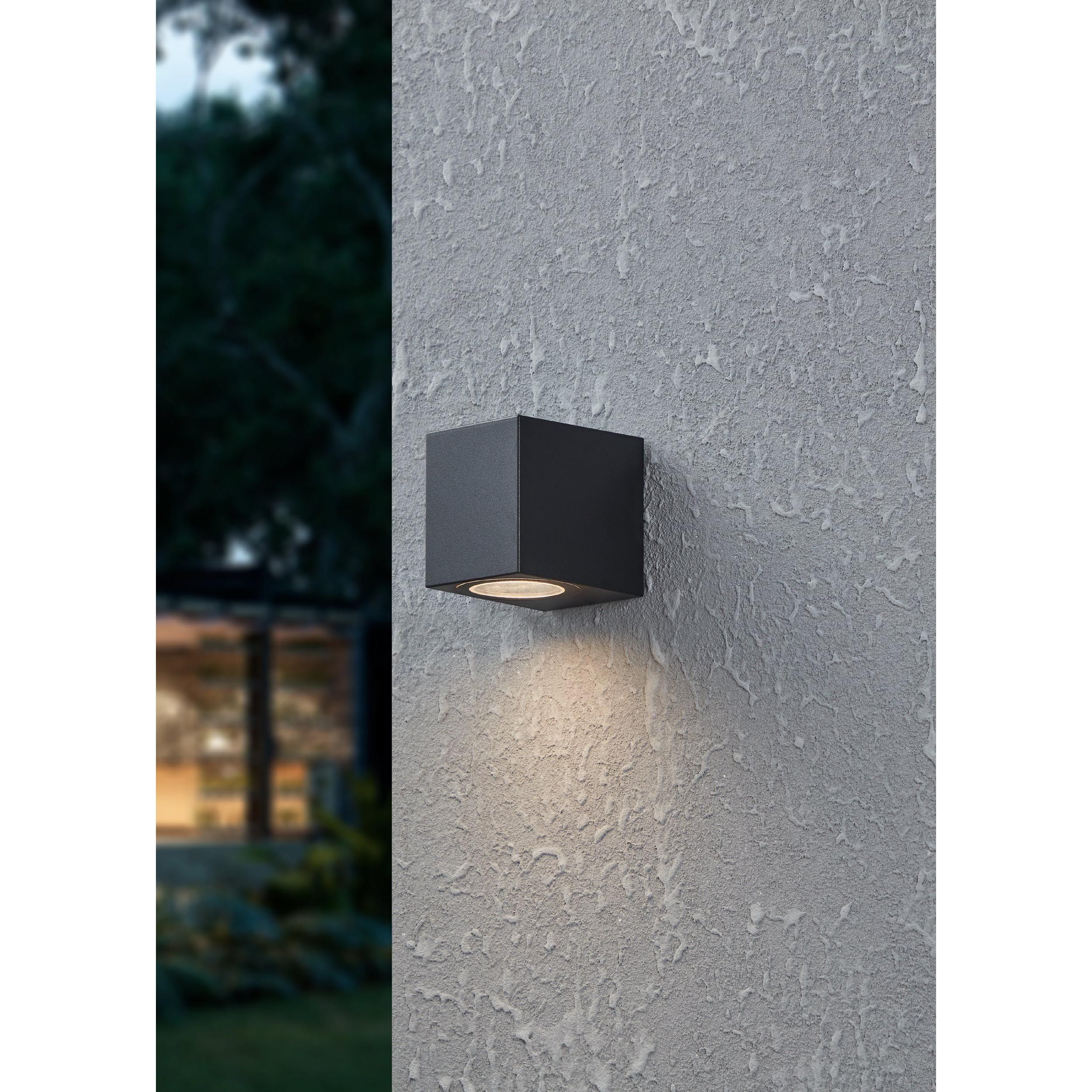 Applique extérieure JABAGA noir H8cm