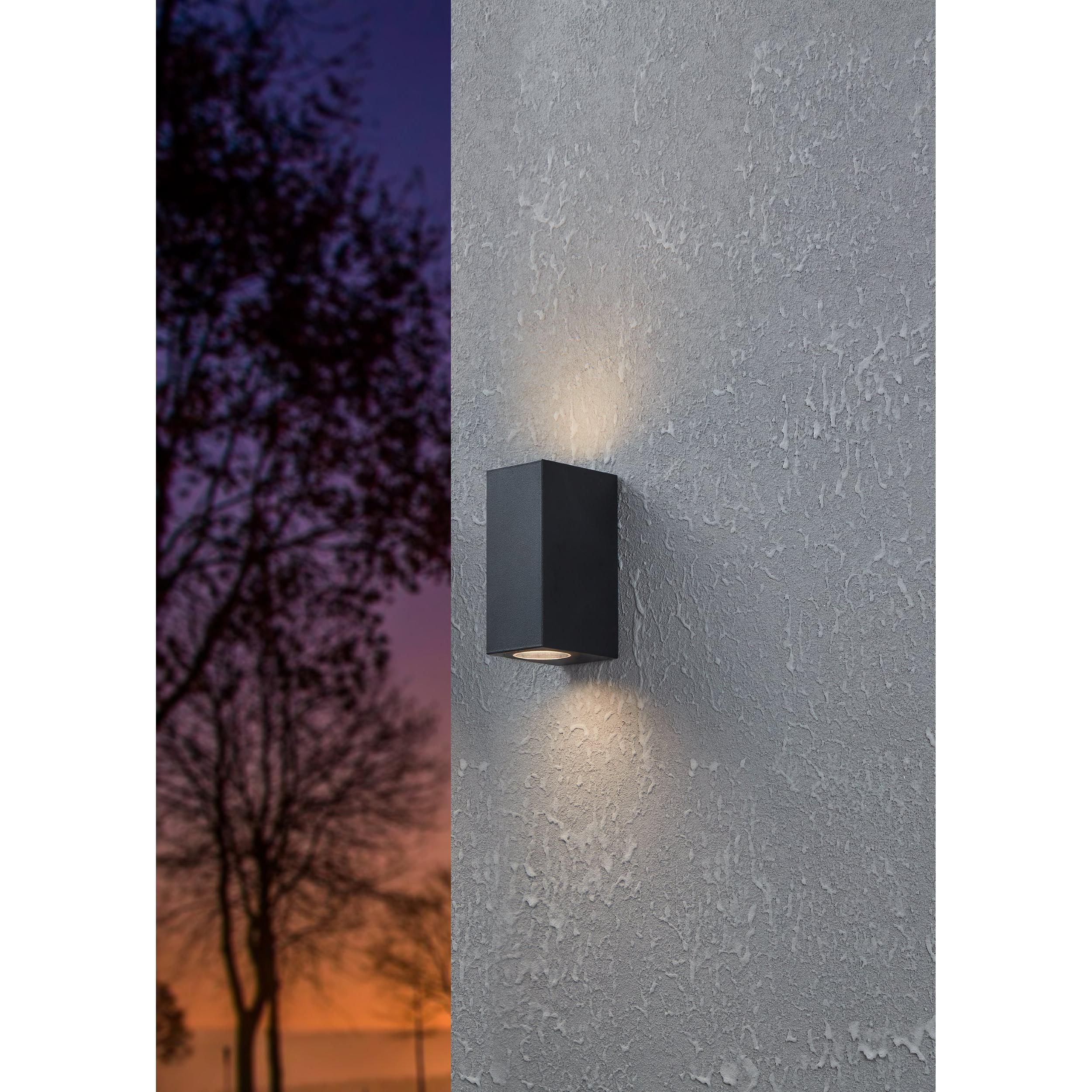 Applique extérieure JABAGA noir H15,5cm