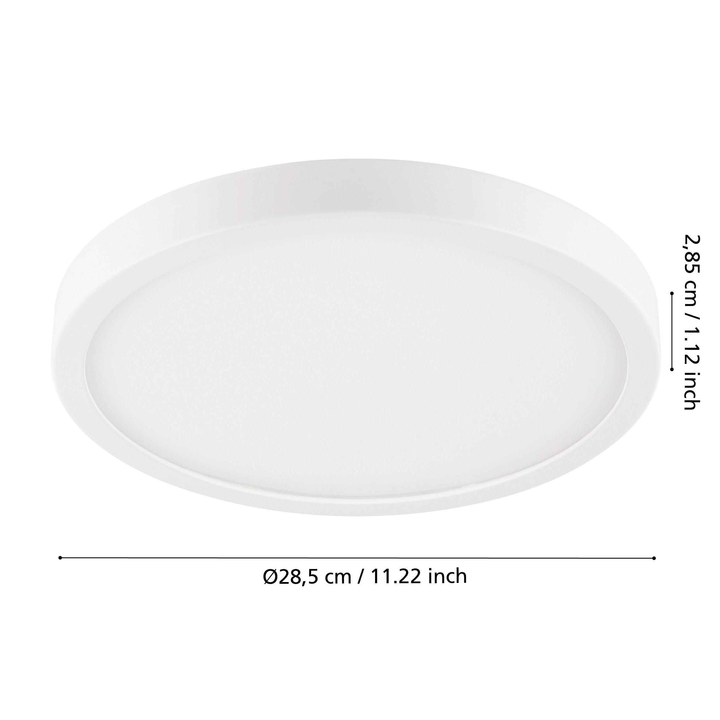 Plafonnier extérieur LED ARGOLIS blanc Ø28,5cm