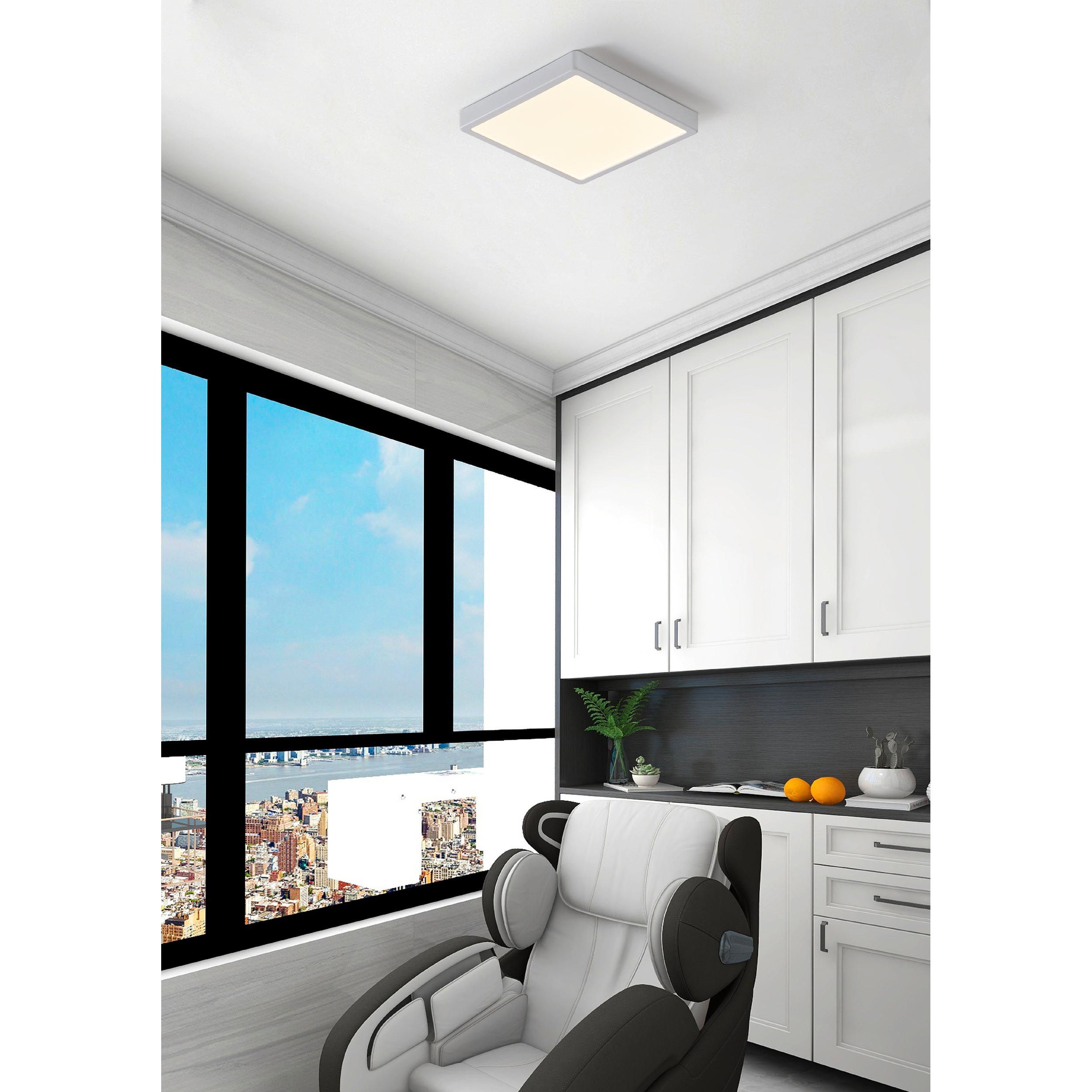 Plafonnier extérieur LED ARGOLIS blanc Ø28,5cm