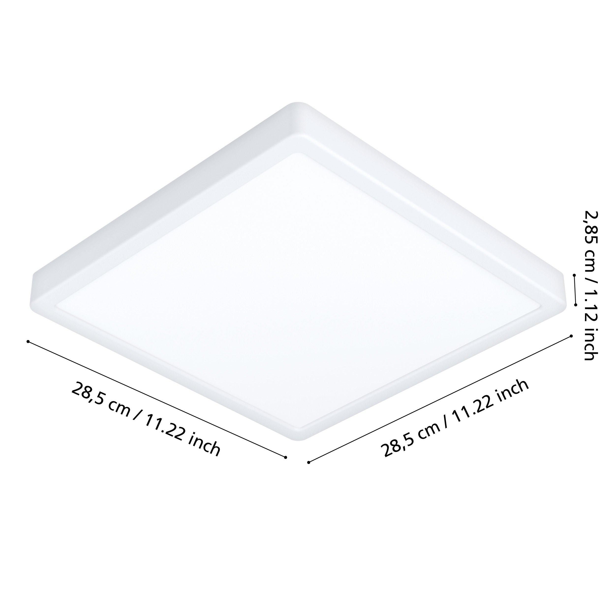 Plafonnier extérieur LED ARGOLIS blanc Ø28,5cm