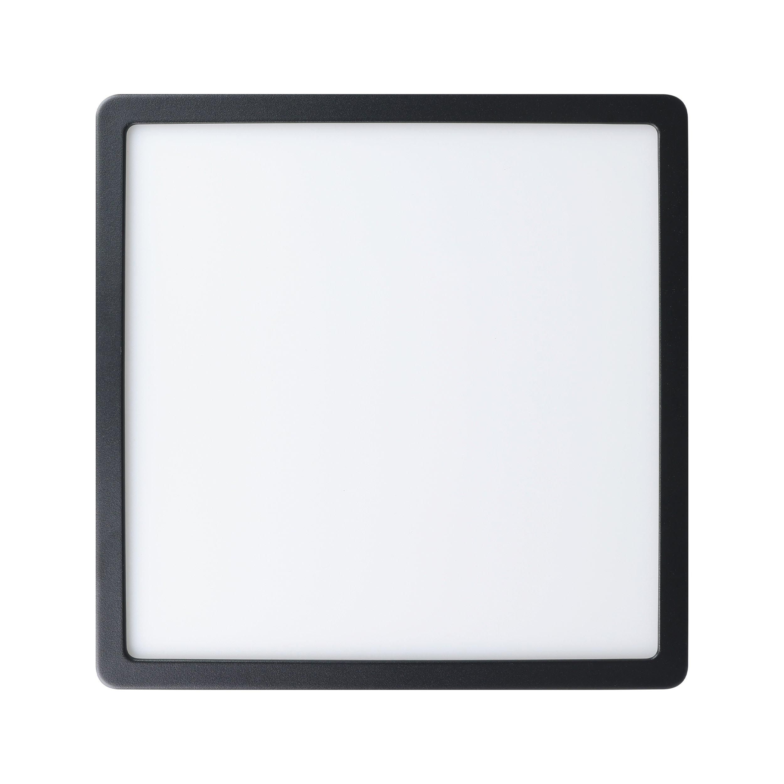 Plafonnier extérieur LED ARGOLIS noir Ø28,5cm