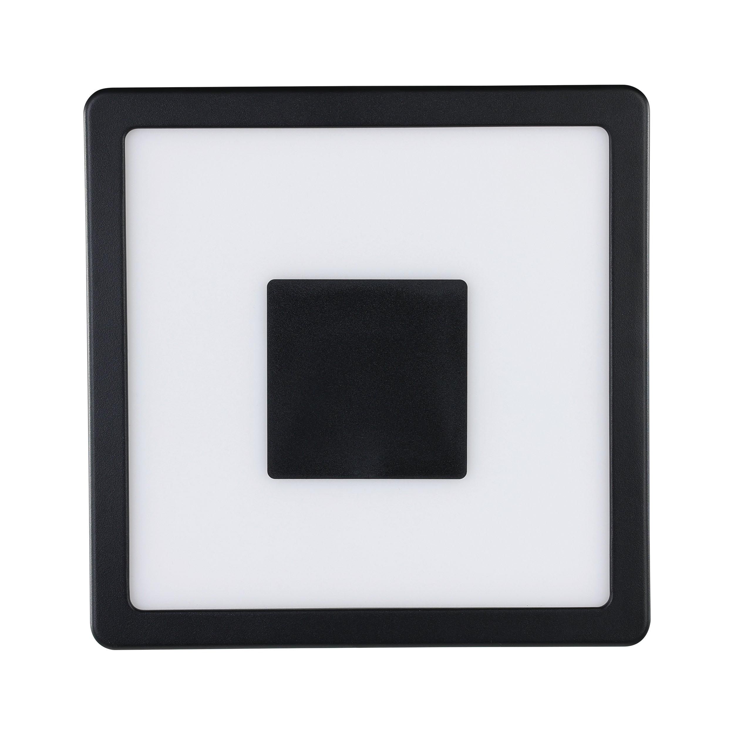 Plafonnier extérieur LED IPHIAS 2 noir Ø21cm