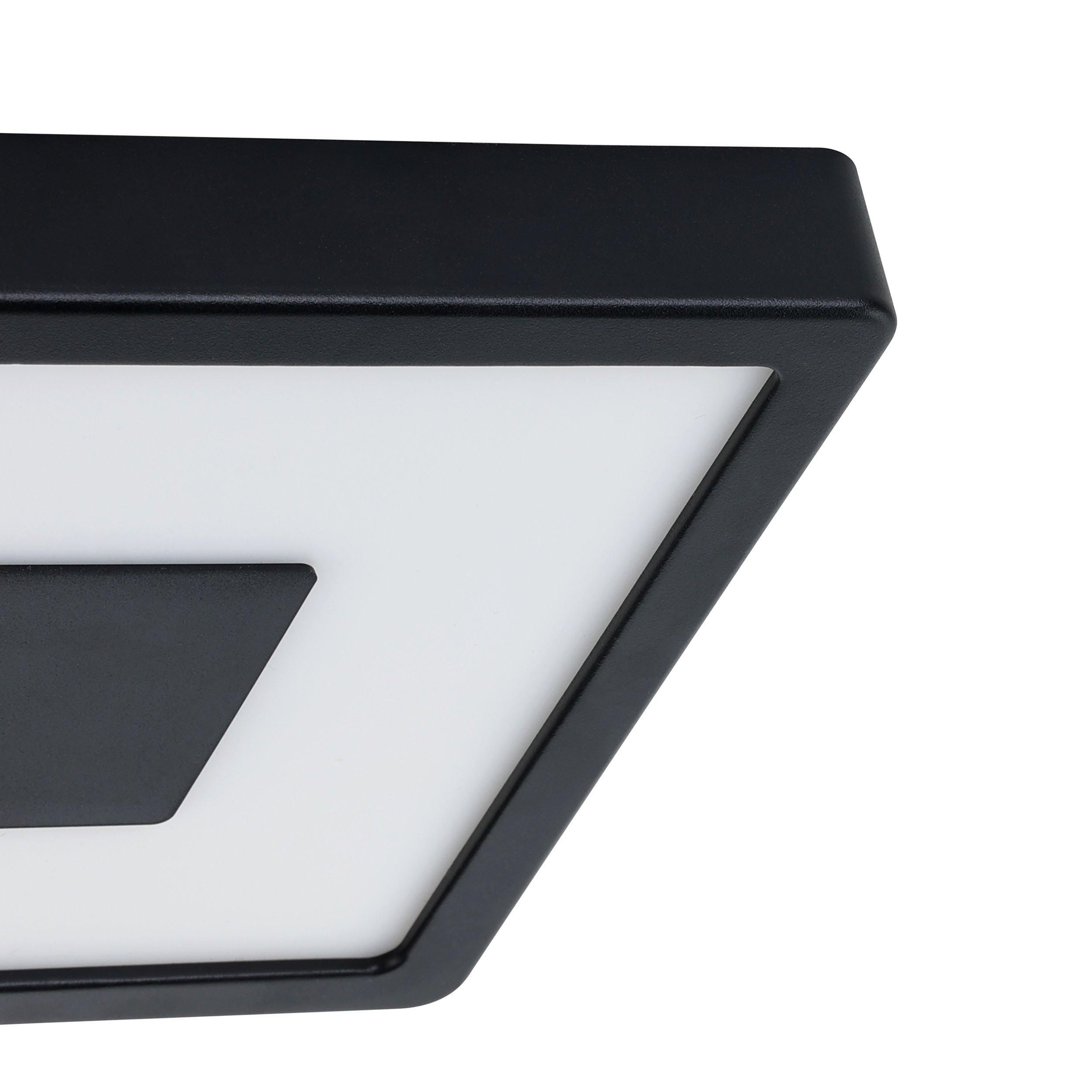 Plafonnier extérieur LED IPHIAS 2 noir Ø21cm