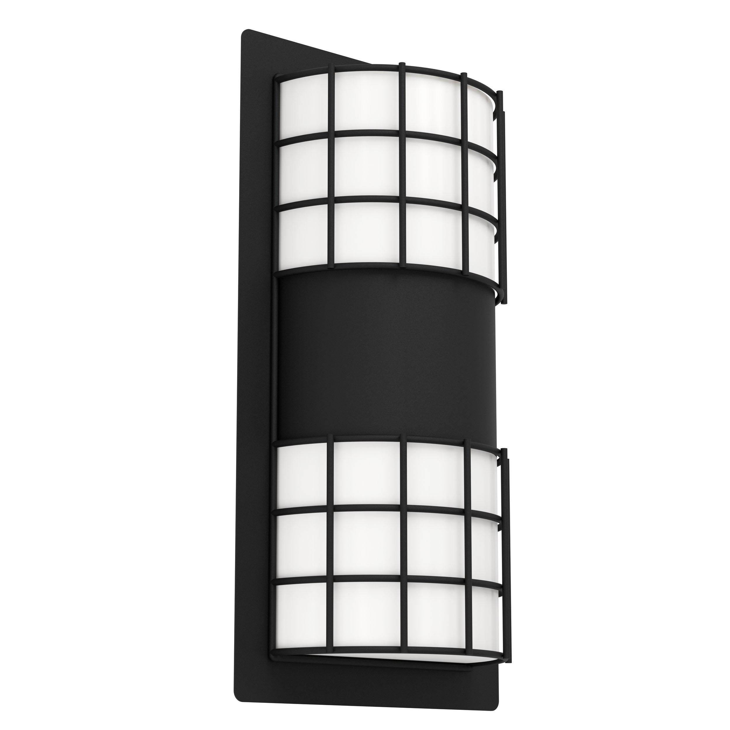 Applique extérieure CISTIERNA 2 noir H35cm