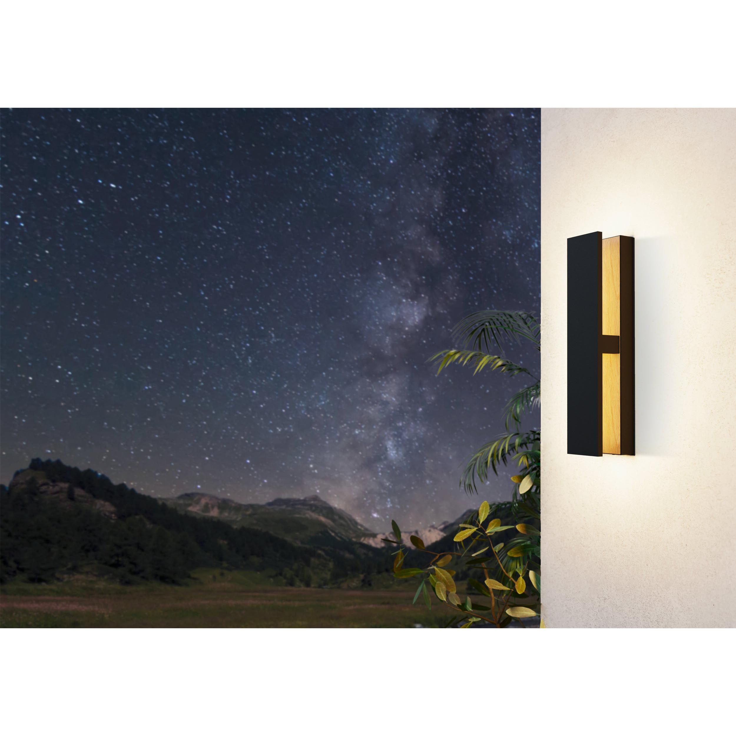 Applique extérieure LED COSTORIO noir H8cm