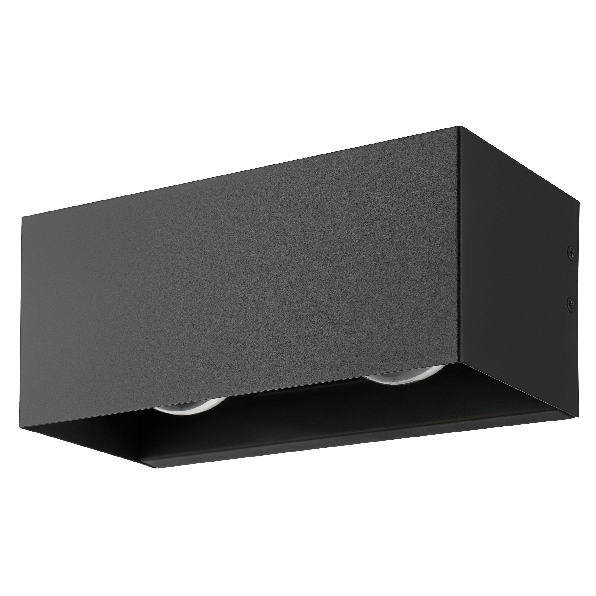 Applique extérieure LED LESMO noir H10,5cm