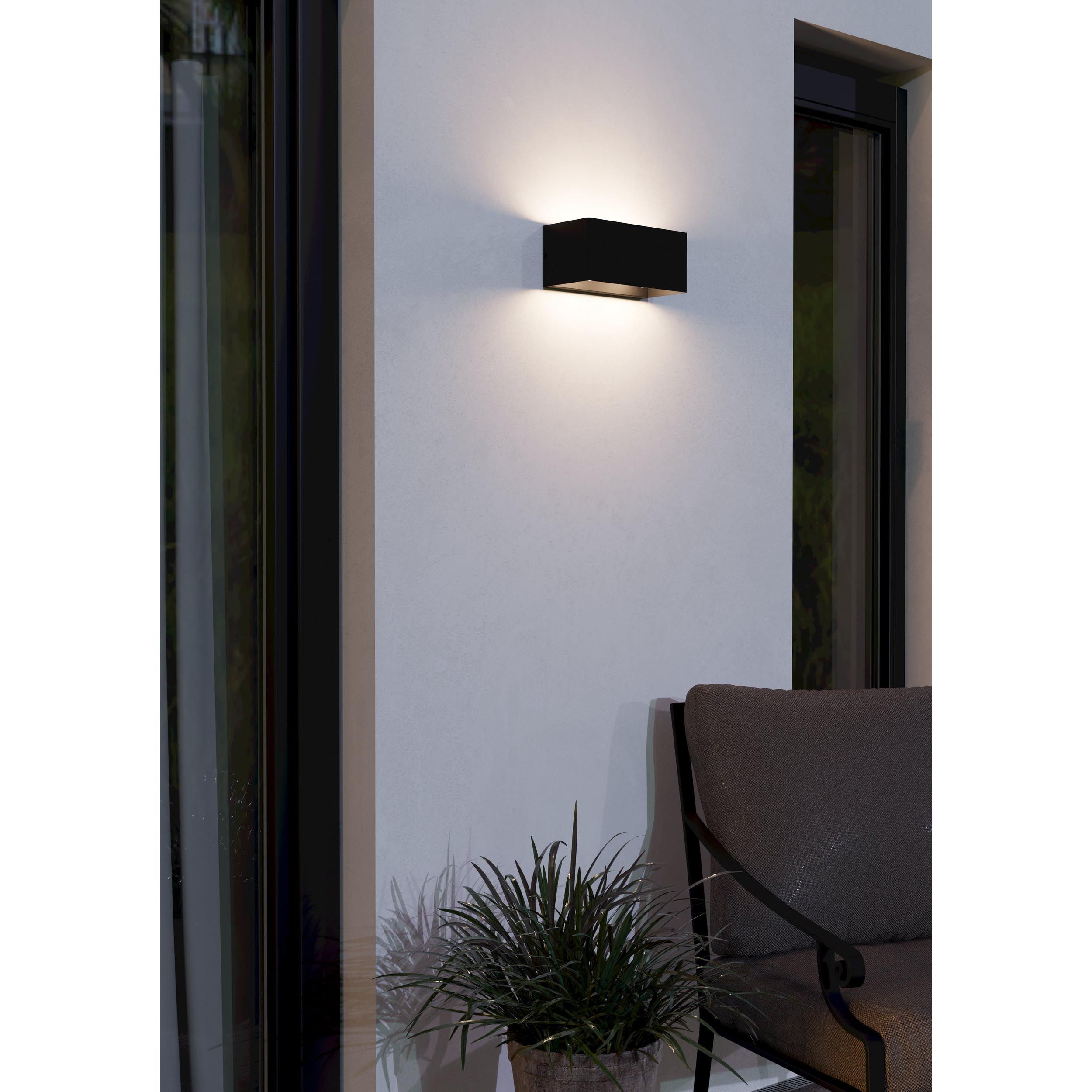 Applique extérieure LED LESMO noir H10,5cm