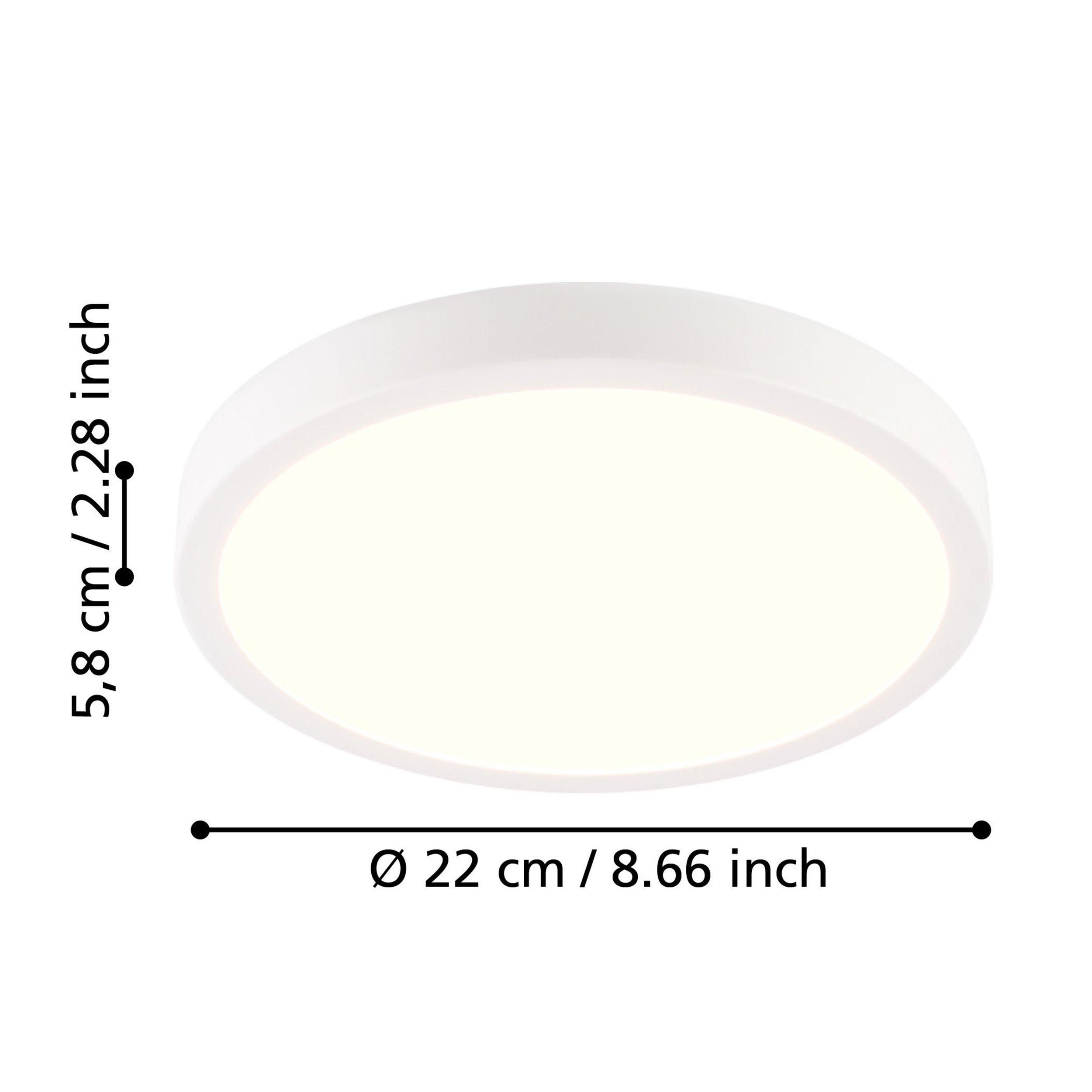 Applique extérieure LED RONCO blanc H5,5cm