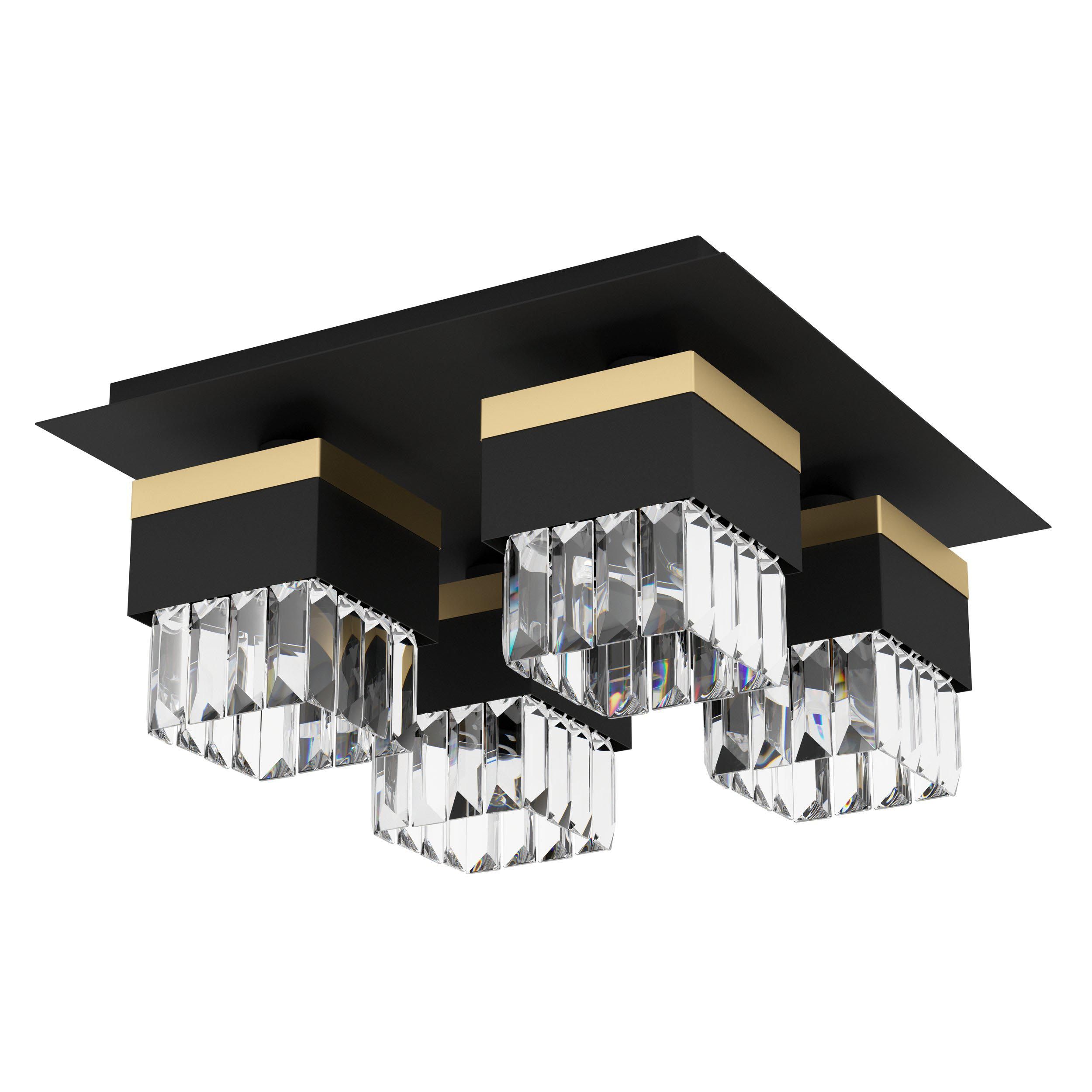 Plafonnier BARRANCAS noir L38cm