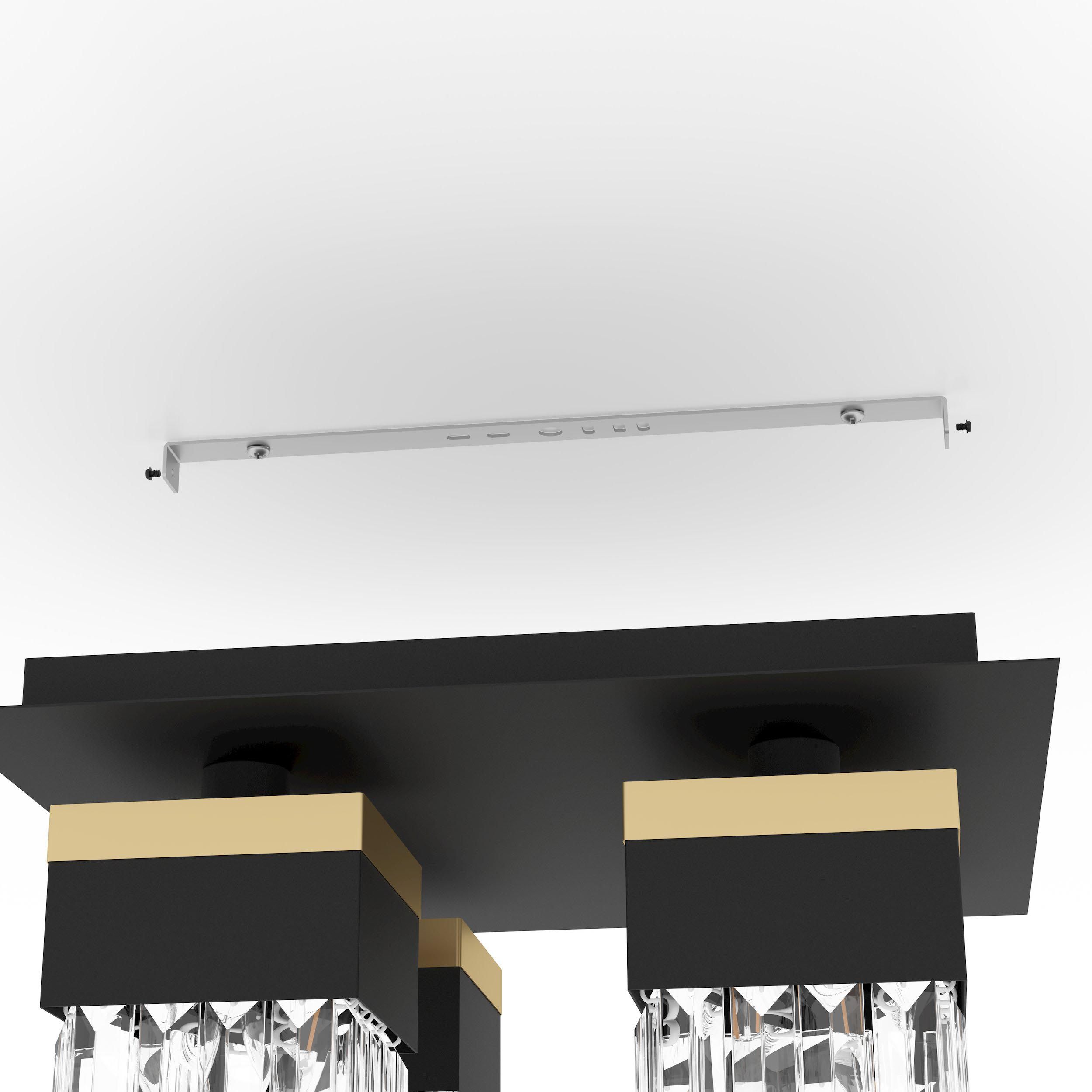 Plafonnier BARRANCAS noir L38cm