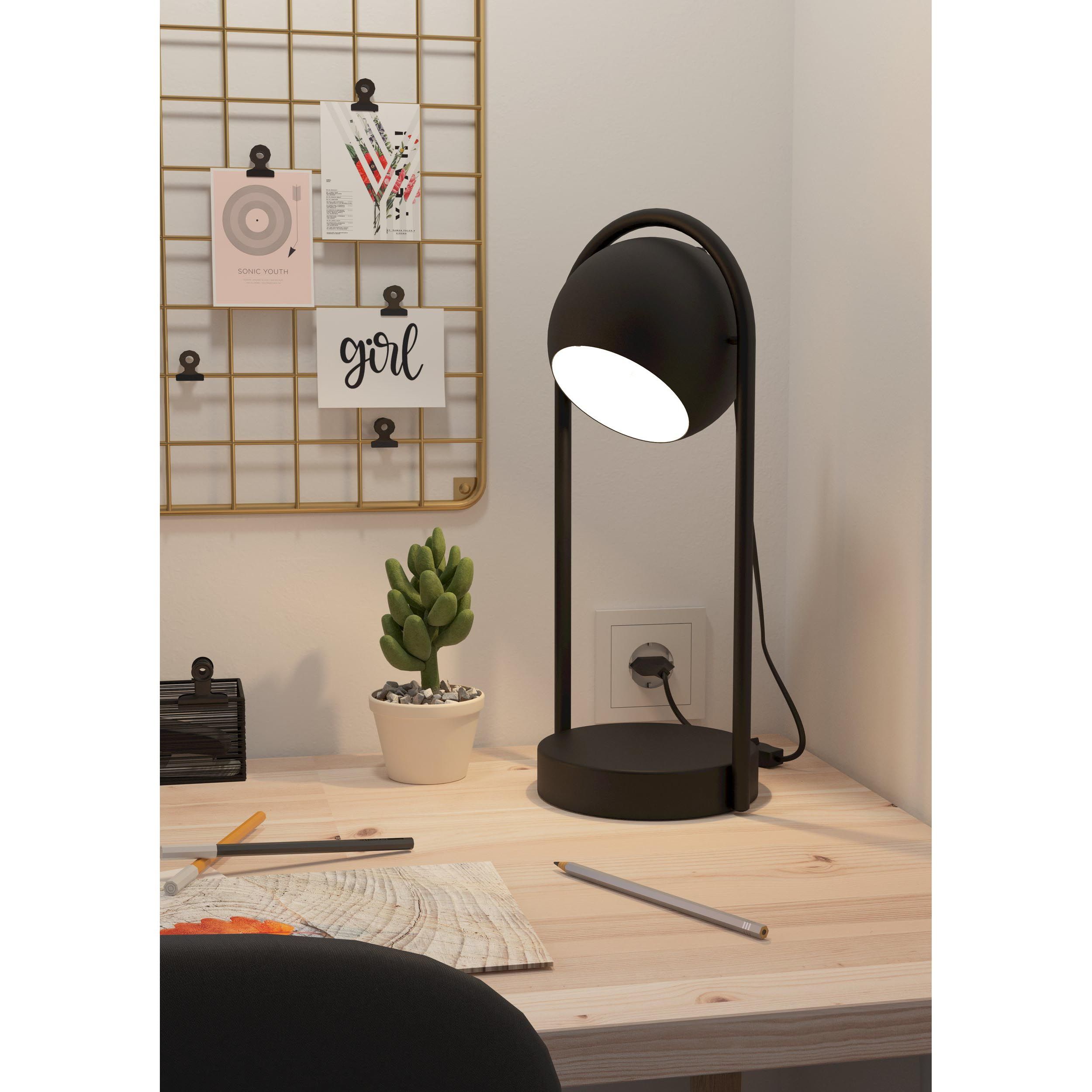 Lampe à poserMURNIA noir H43cm