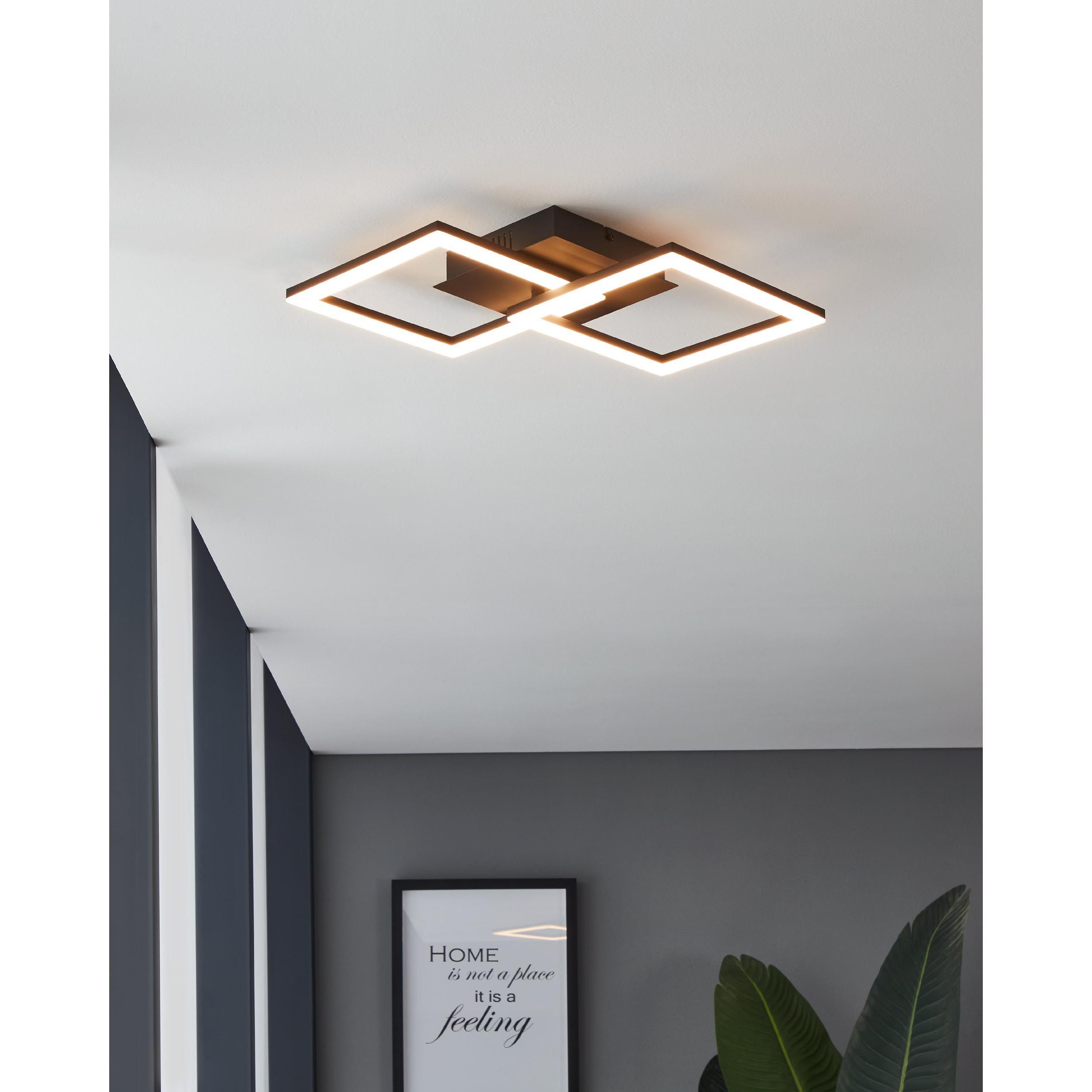 Plafonnier LED dimmable PARANDAY-Z noir Ø52,5cm