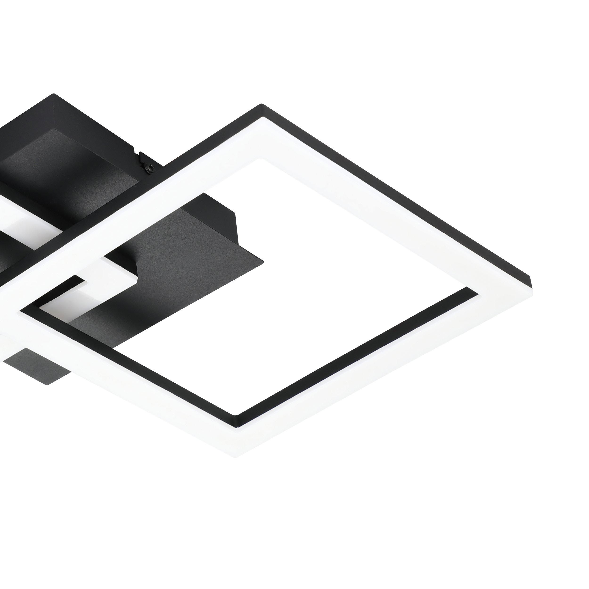 Plafonnier LED dimmable PARANDAY-Z noir Ø52,5cm