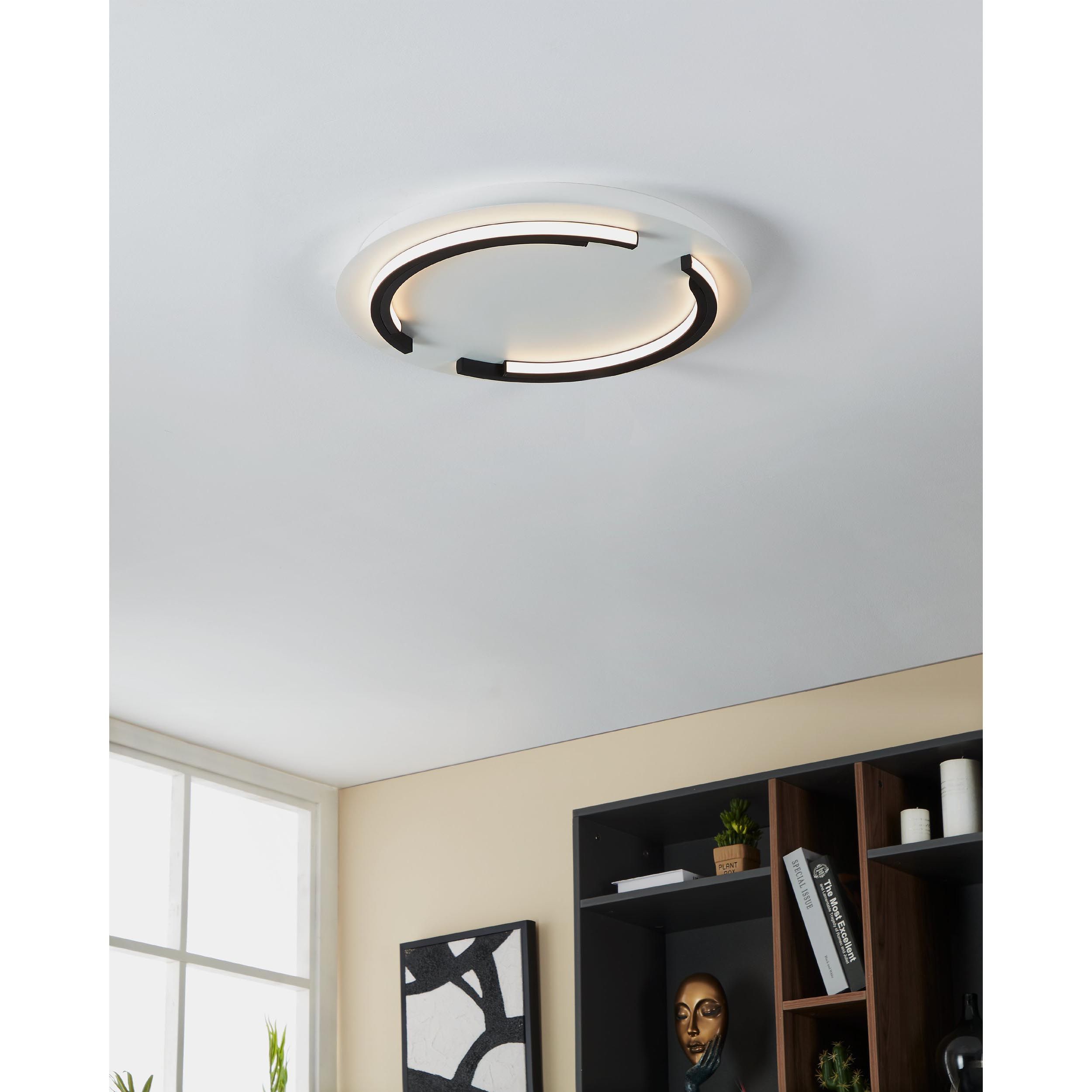 Plafonnier LED ZAMPOTE blanc Ø42cm