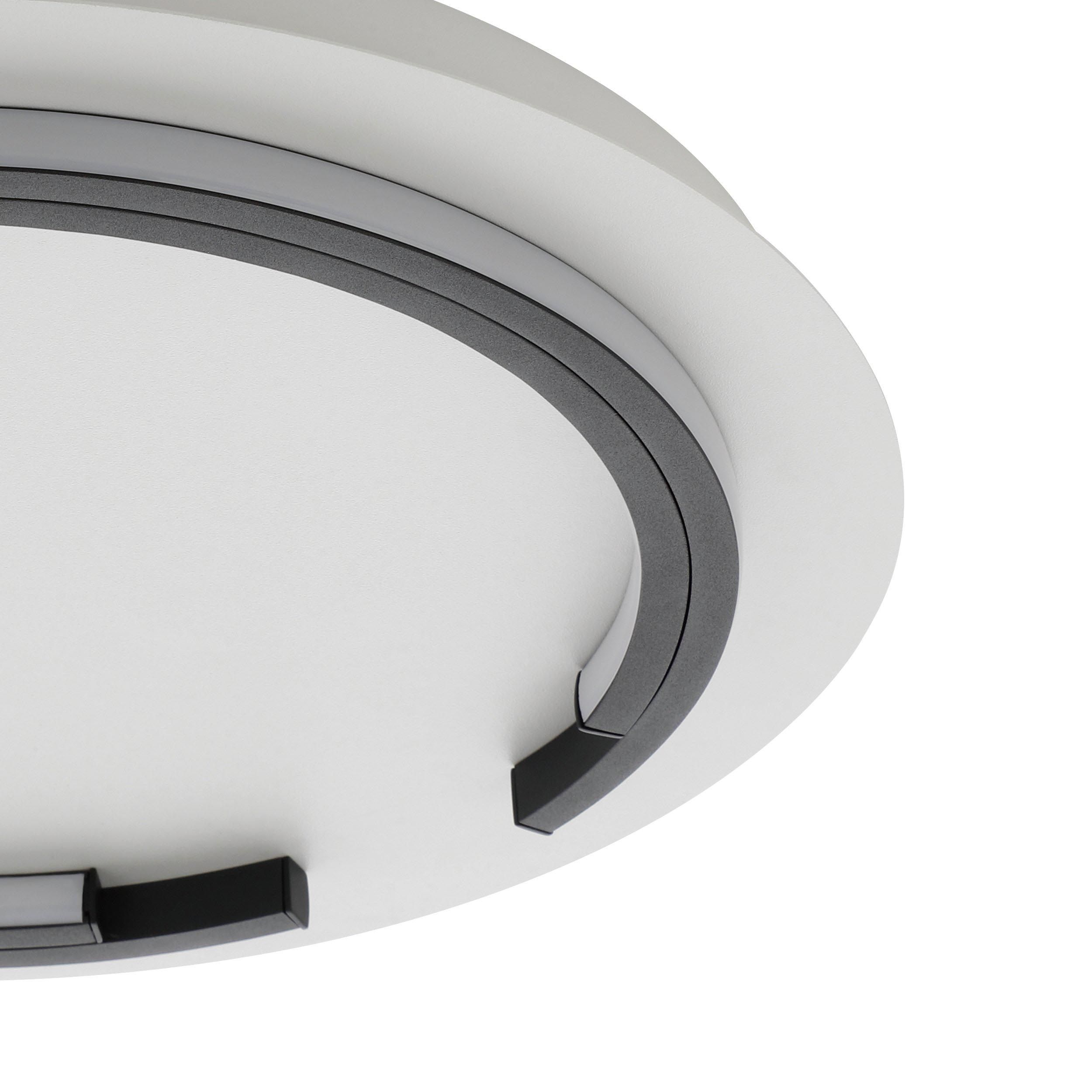 Plafonnier LED ZAMPOTE blanc Ø42cm