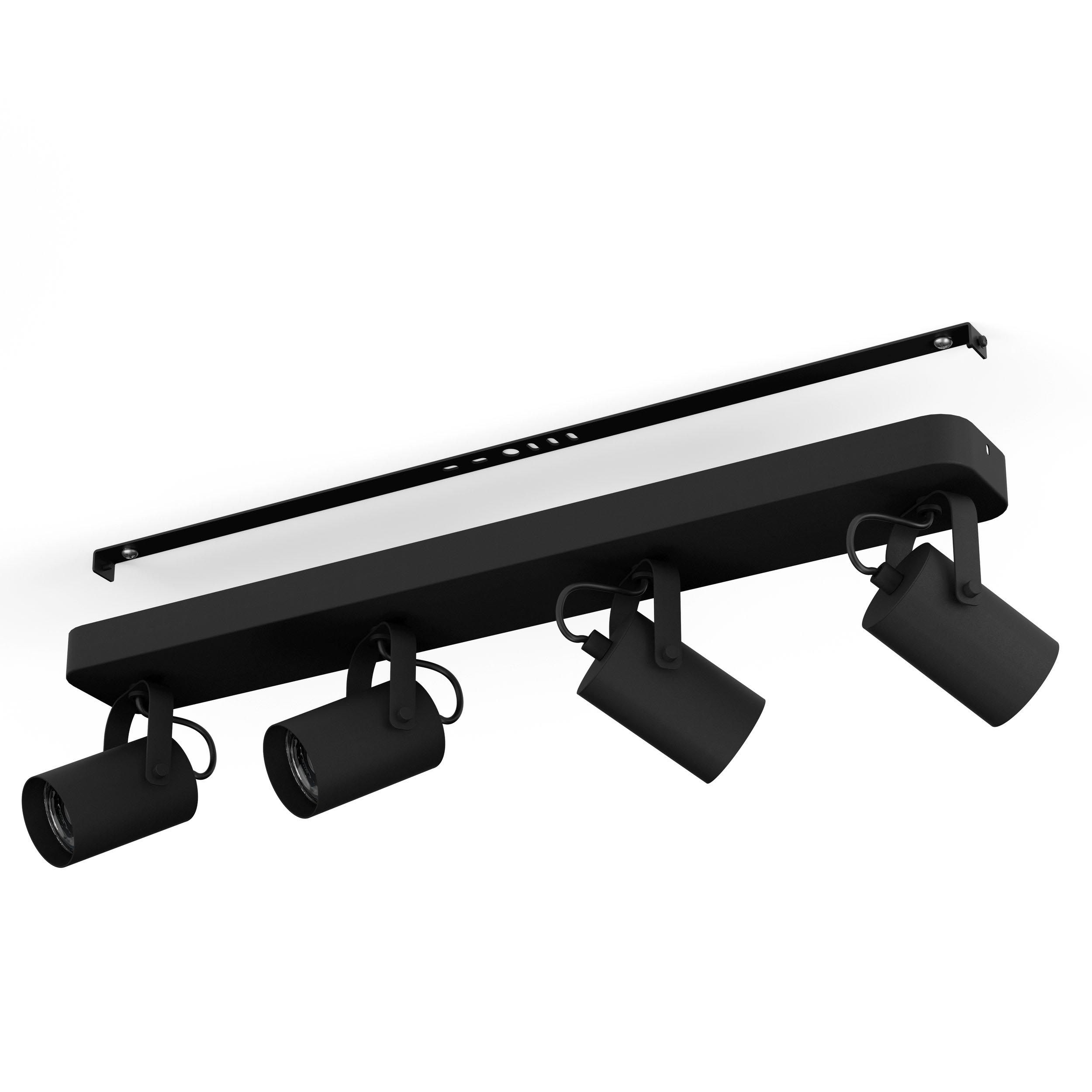 Réglette SOREGO noir L58cm