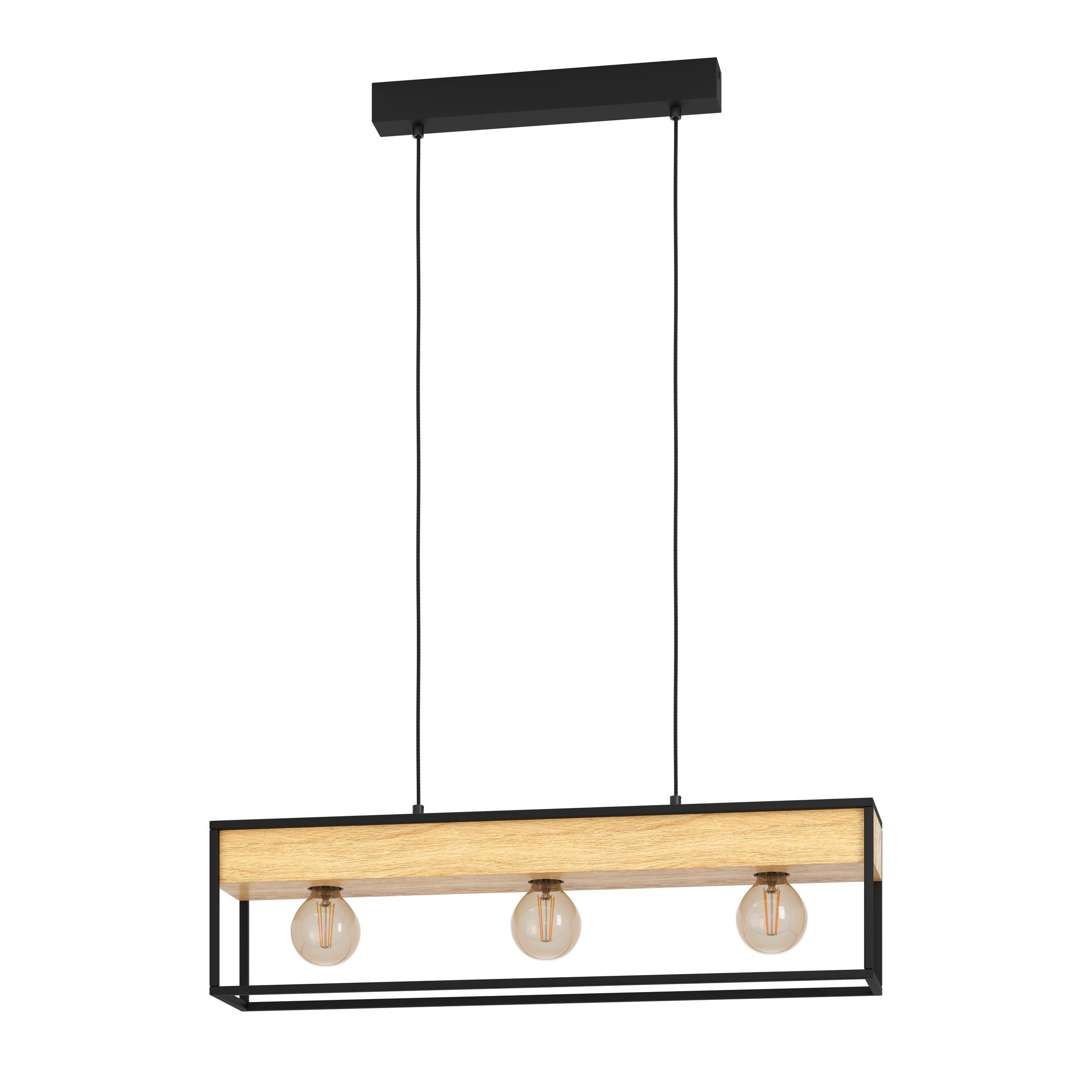 Suspension LIBERTAD 1 bois noir L76cm