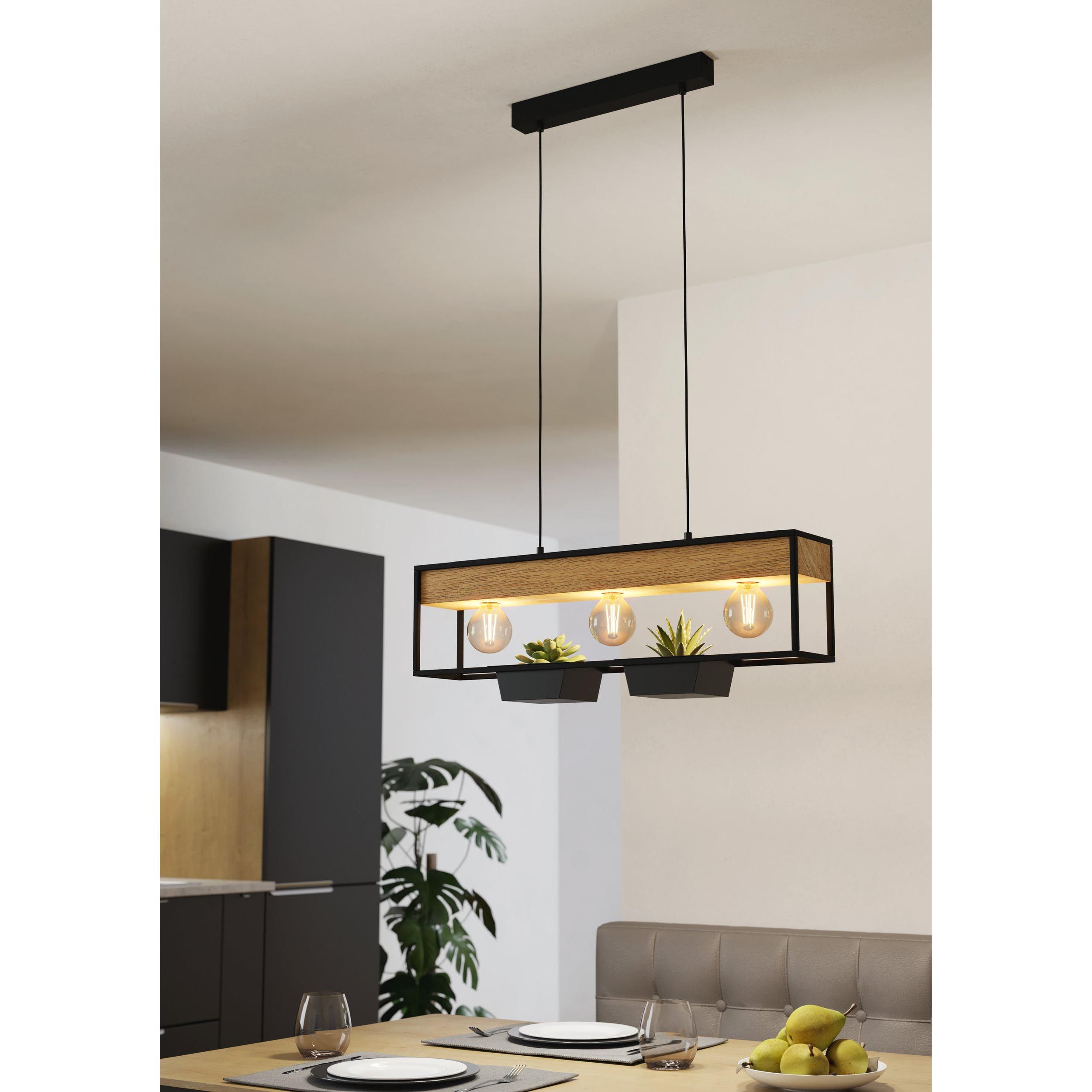 Suspension LIBERTAD 1 bois noir L76cm