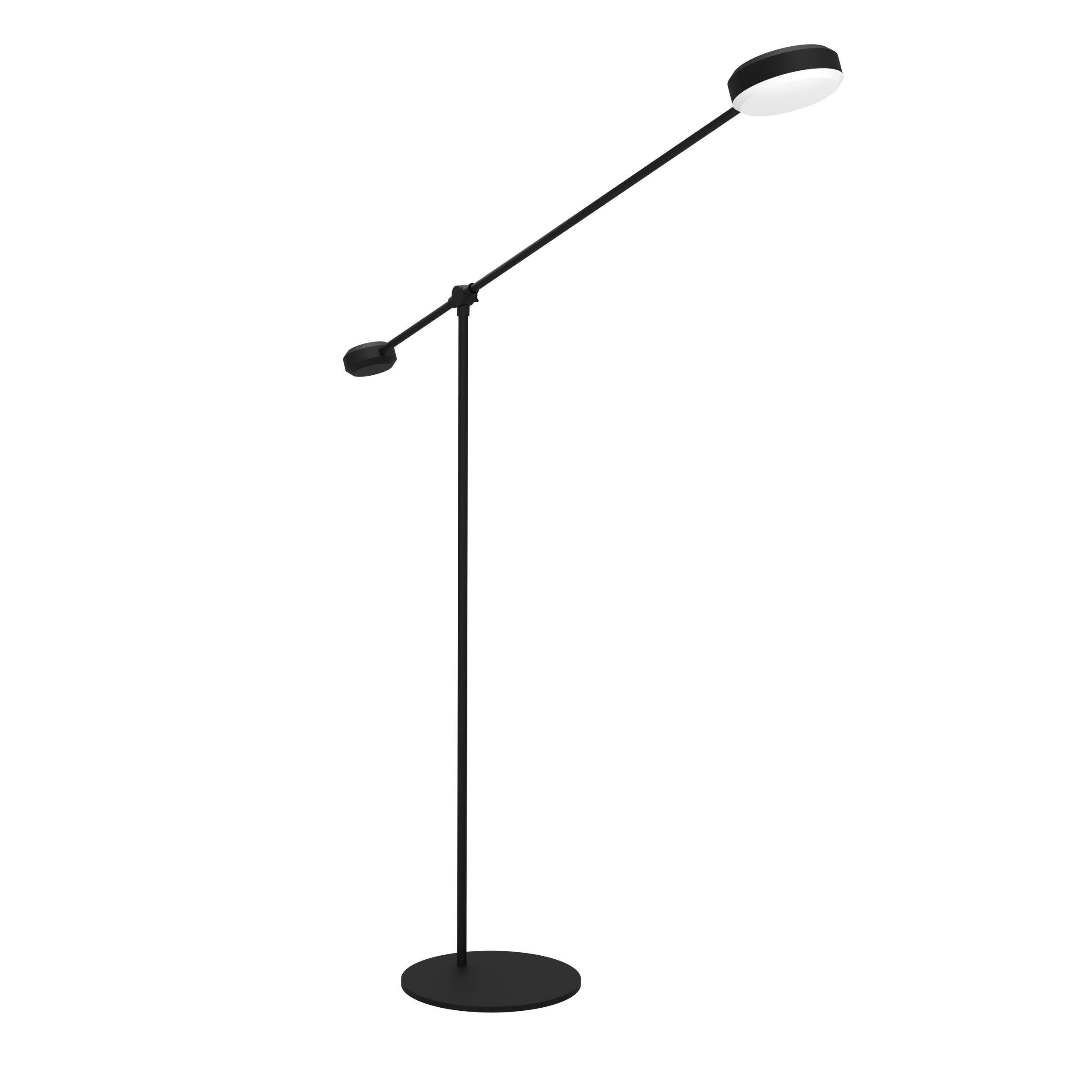 Lampadaire LED CLAVELLINA noir H160,5cm