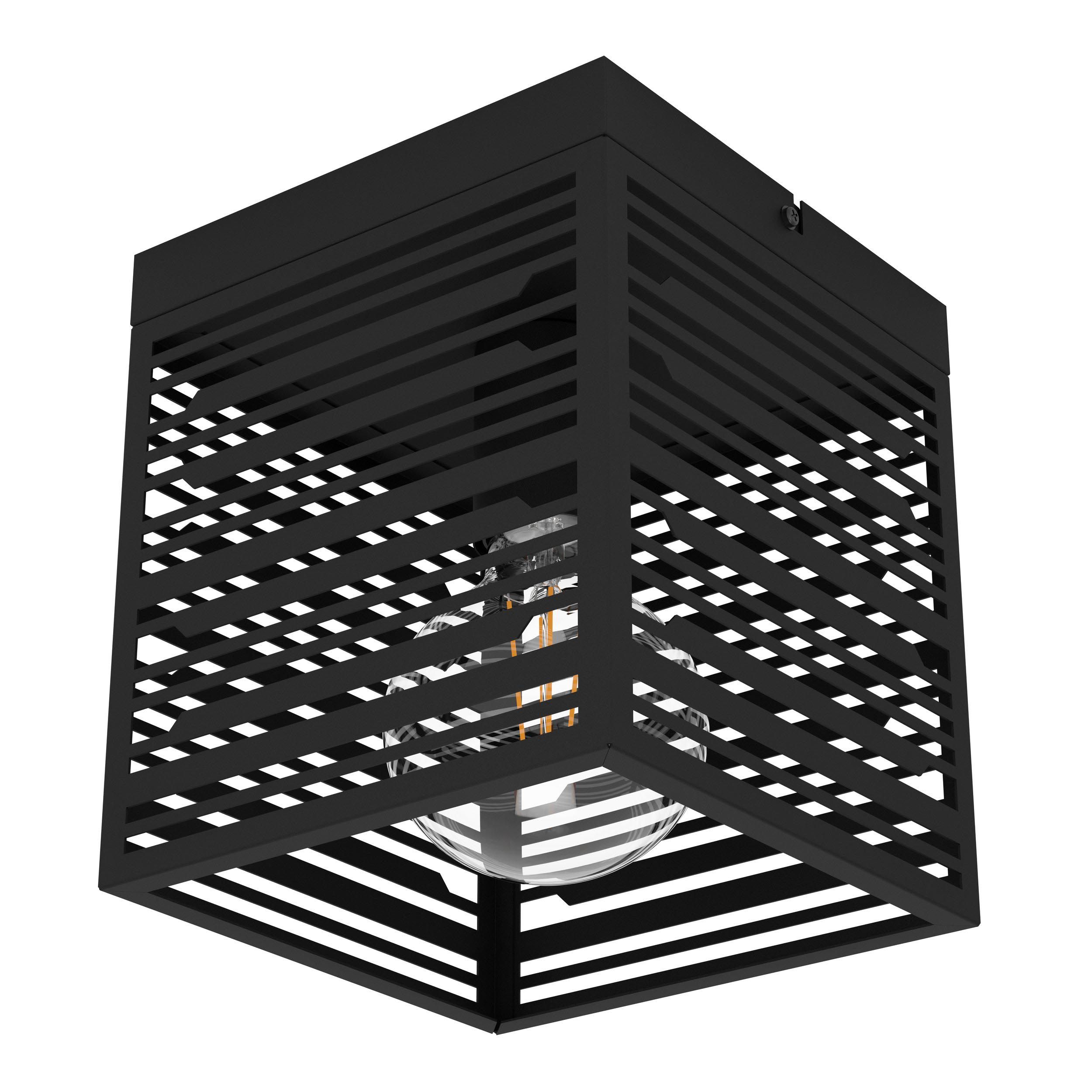 Plafonnier PIEDRITAS noir Ø18cm