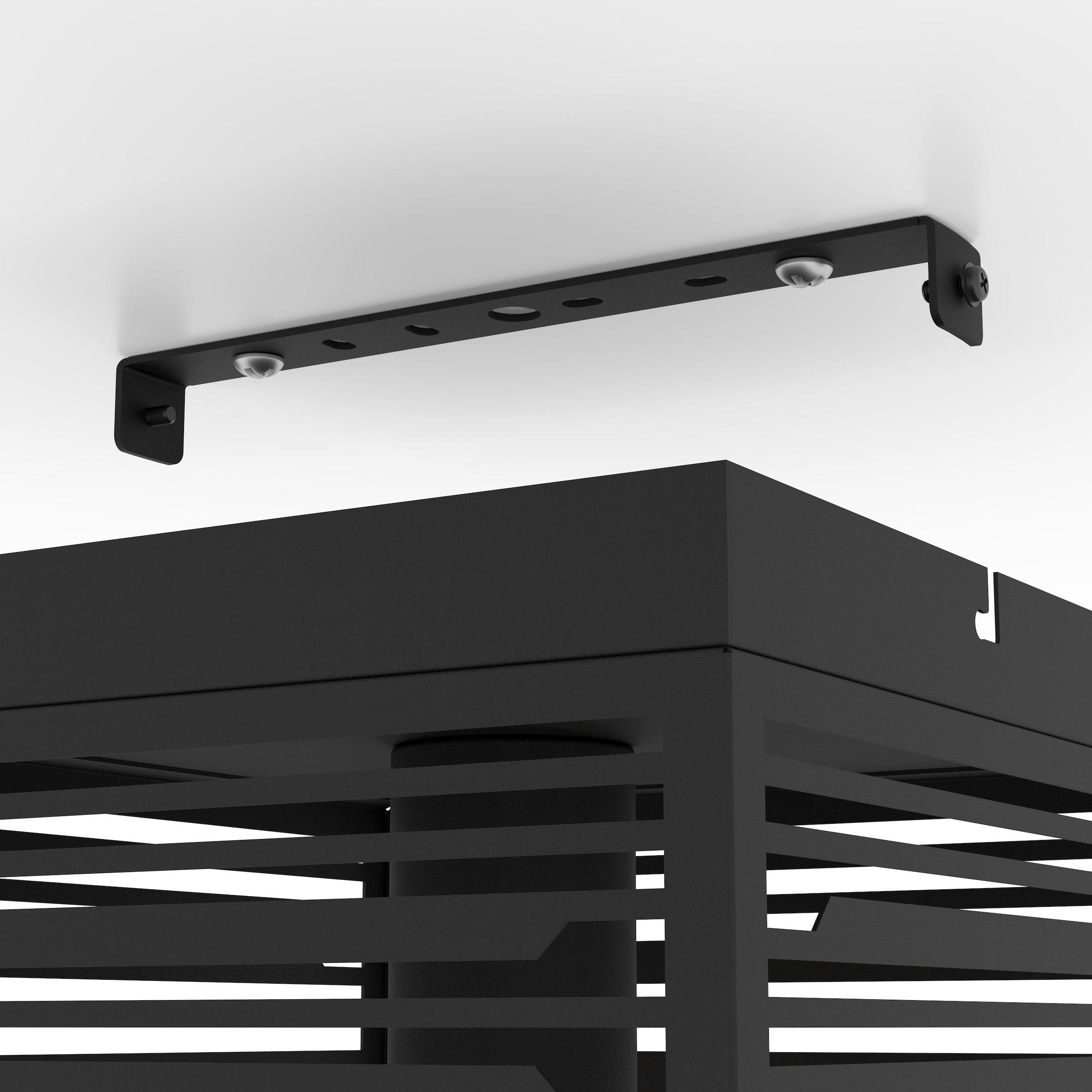 Plafonnier PIEDRITAS noir Ø18cm