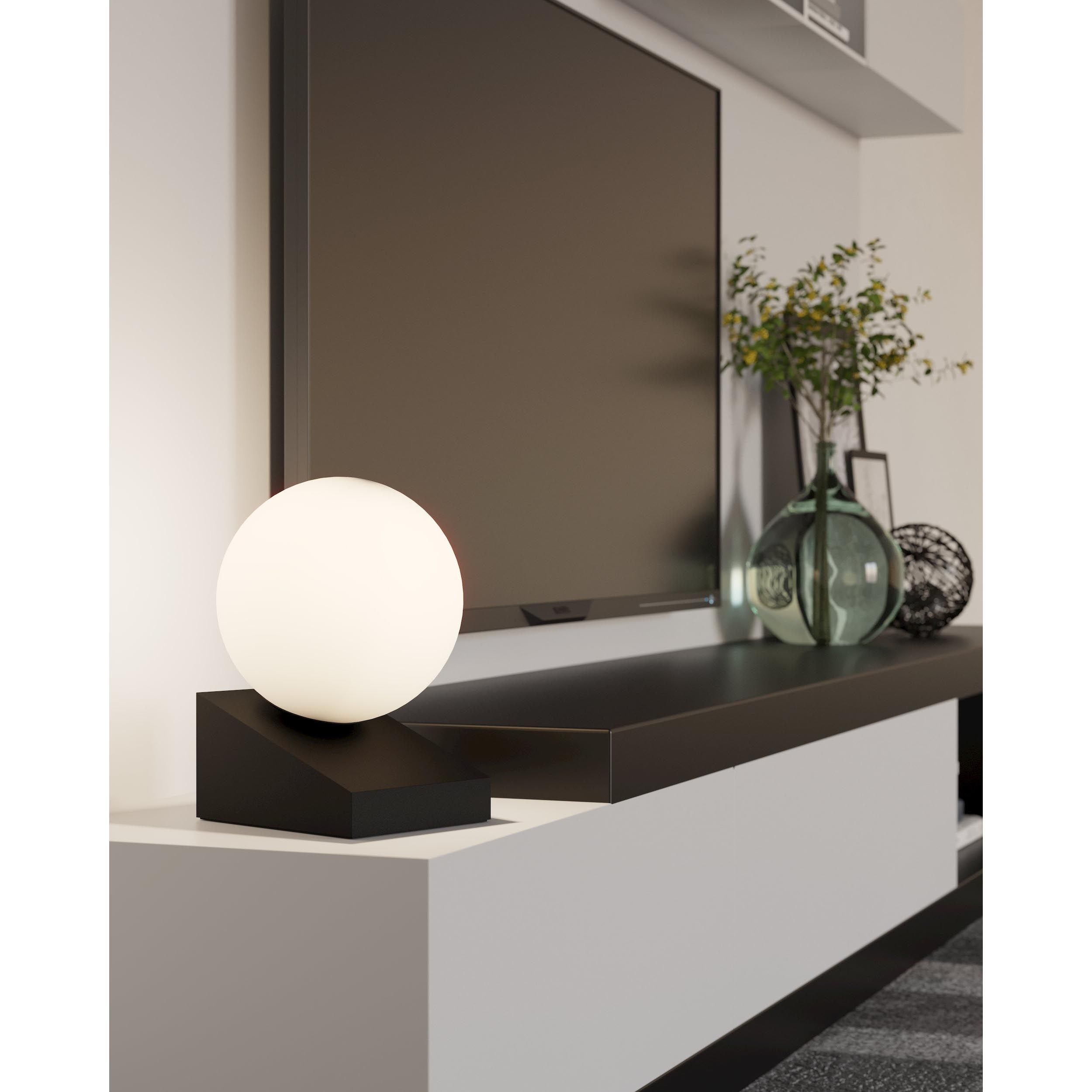 Lampe à poser BILBANA noir H19,5cm