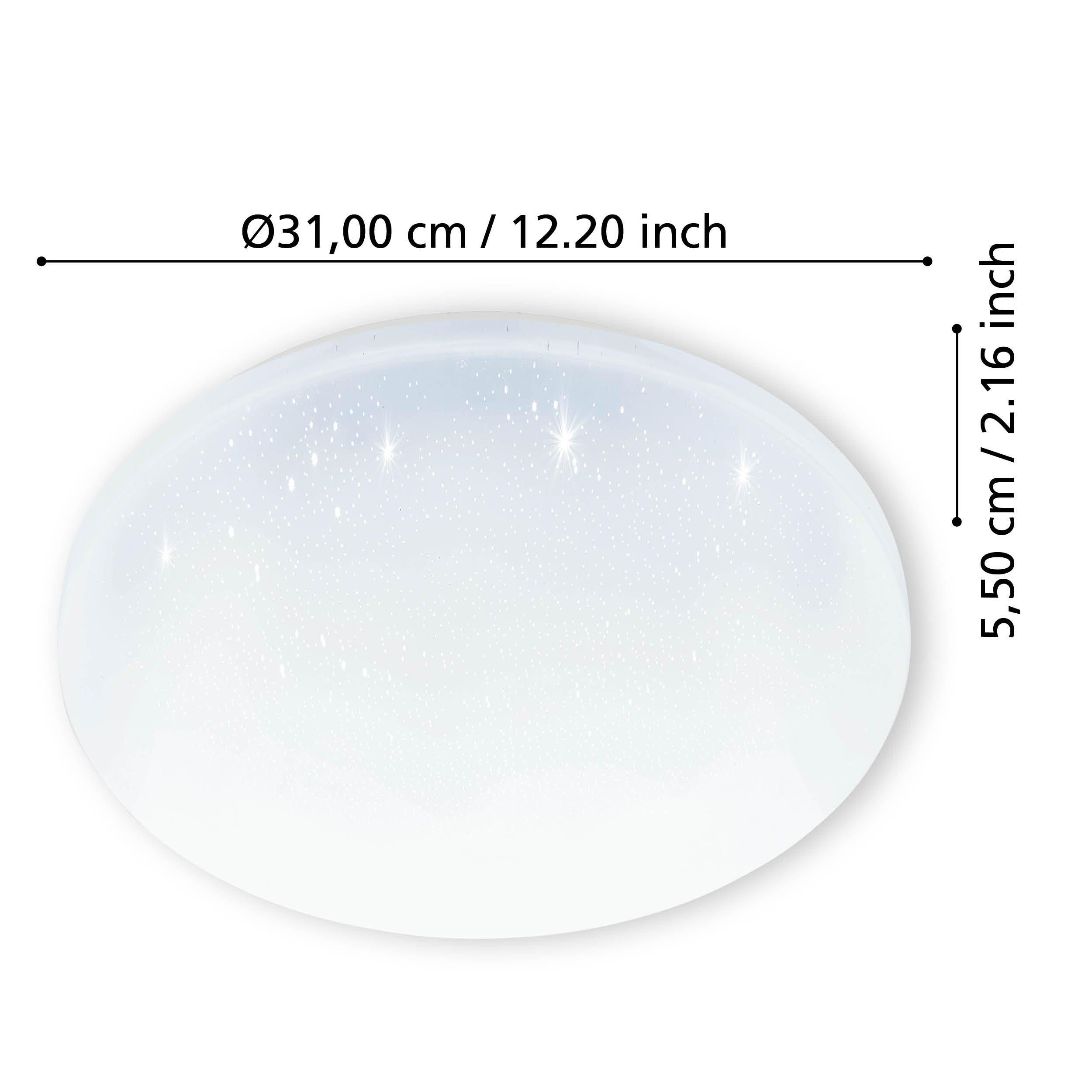 Plafonnier LED FRANIA-S blanc Ø31cm