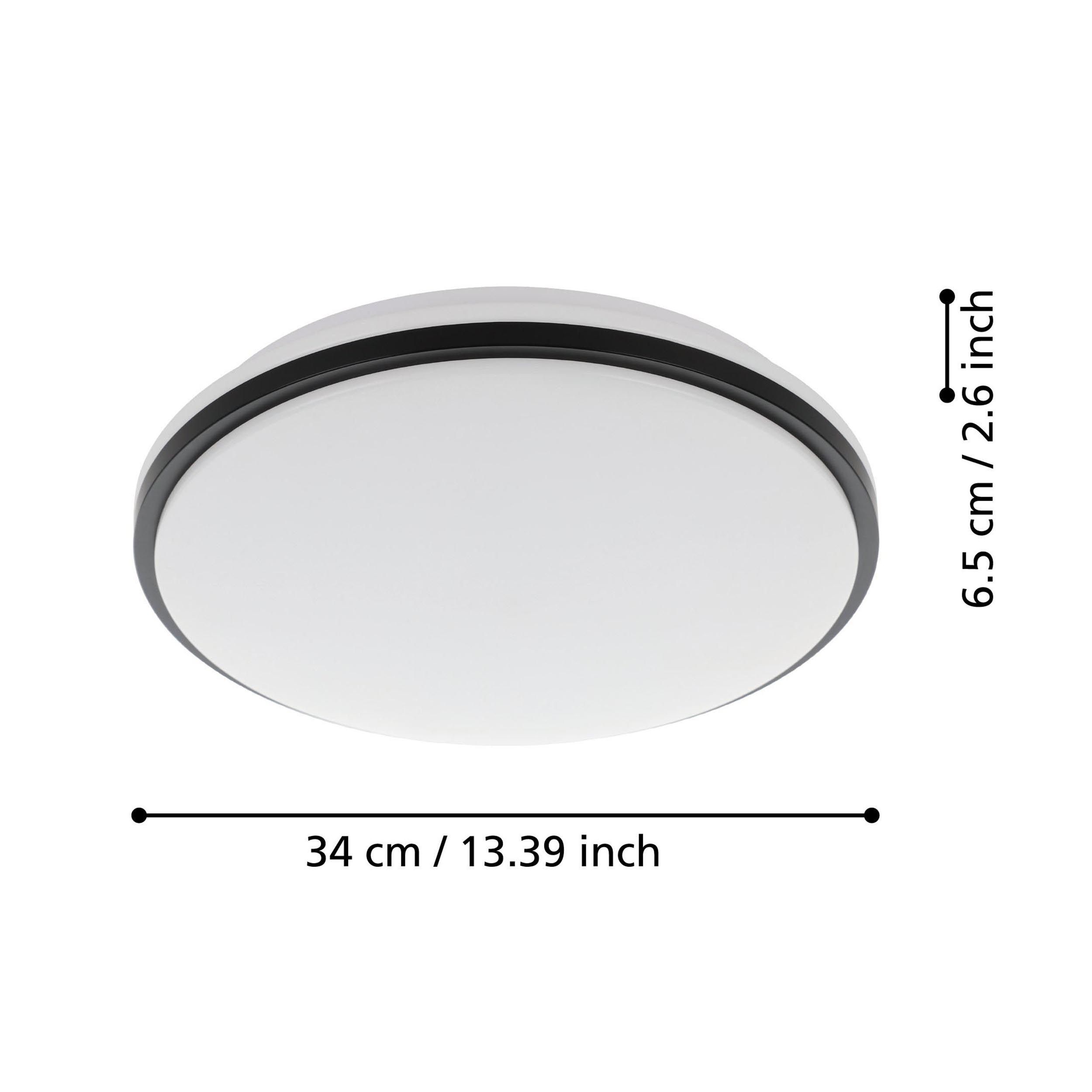 Plafonnier LED PINETTO blanc Ø34cm