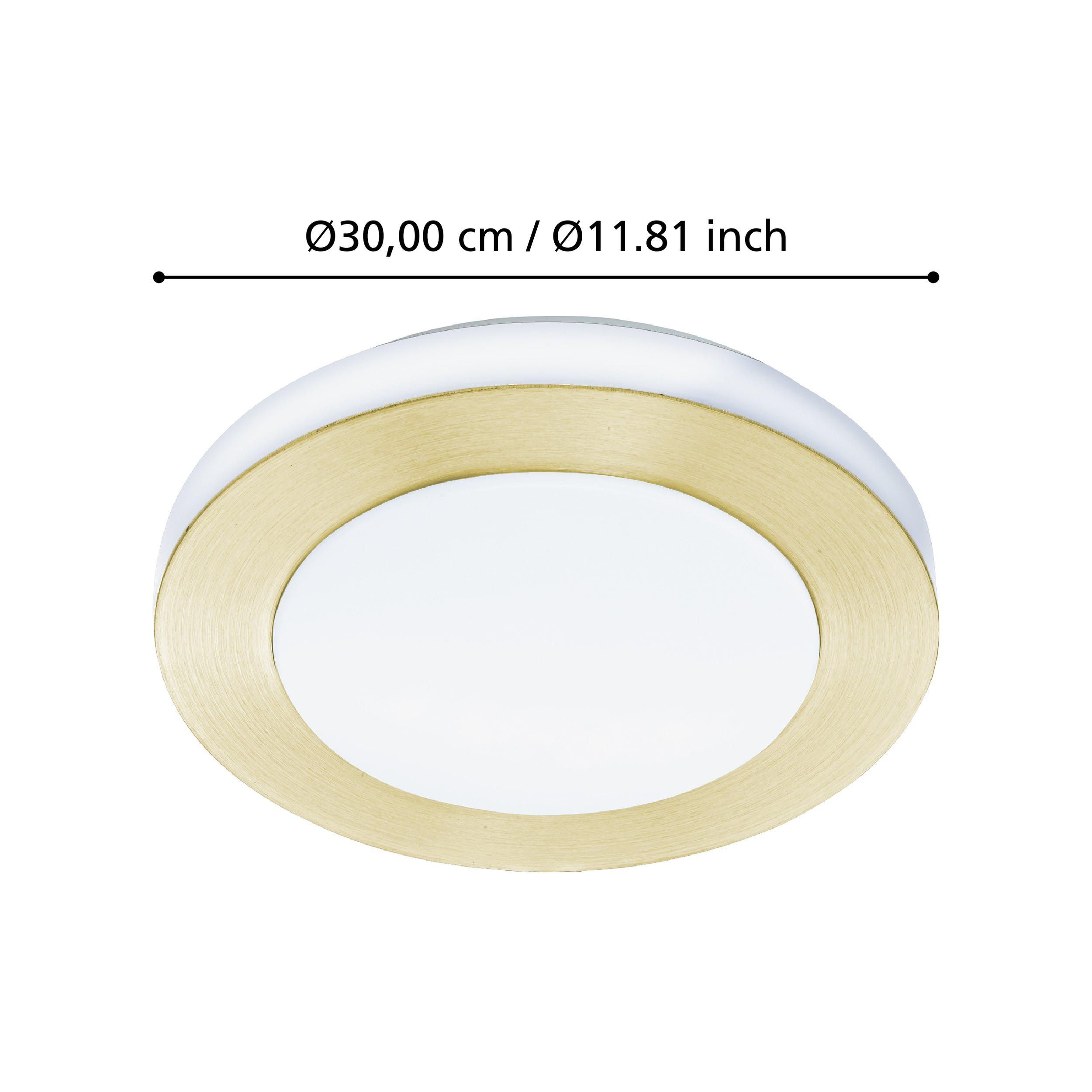 Plafonnier LED CARPI doré Ø30cm