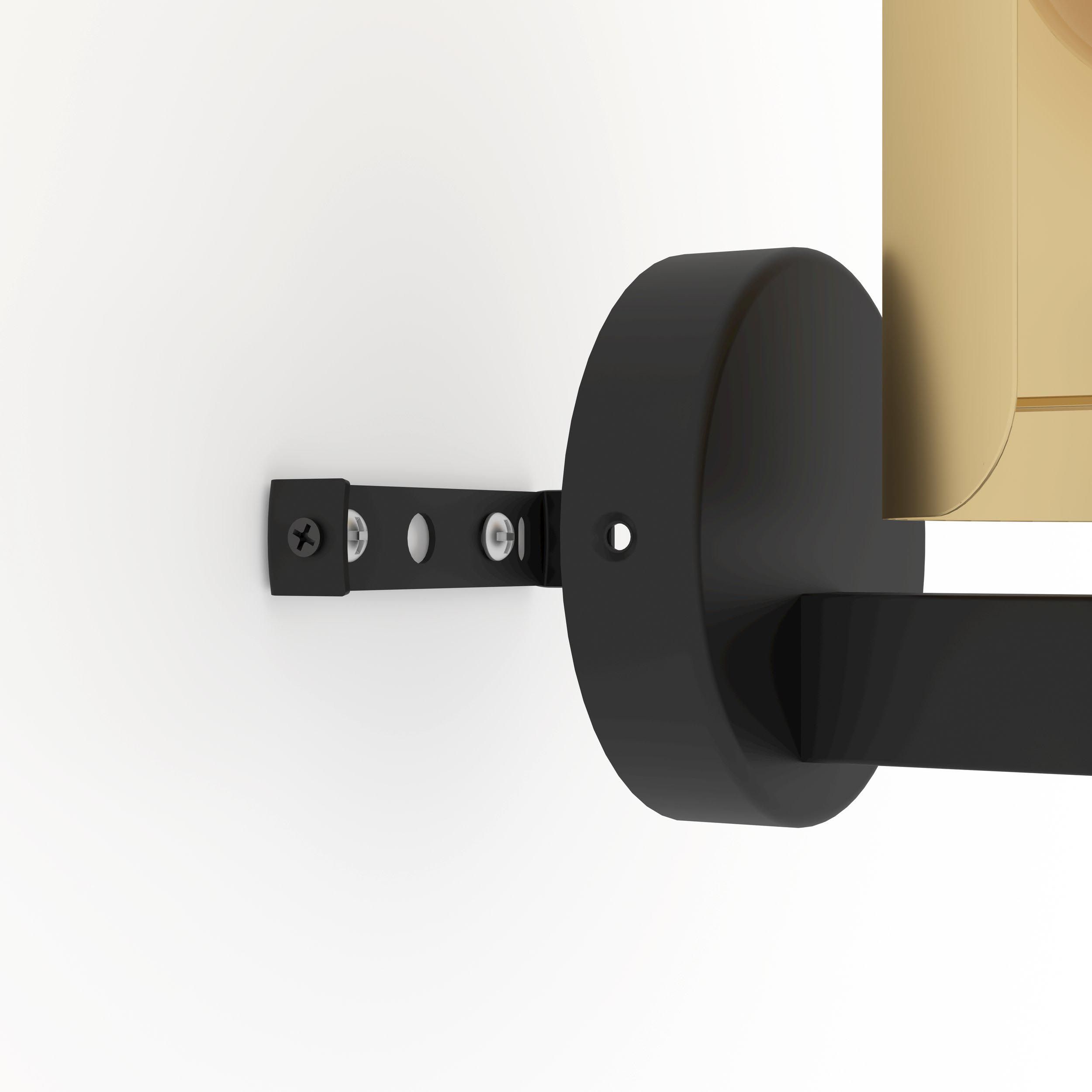 Applique HAYES noir L12cm