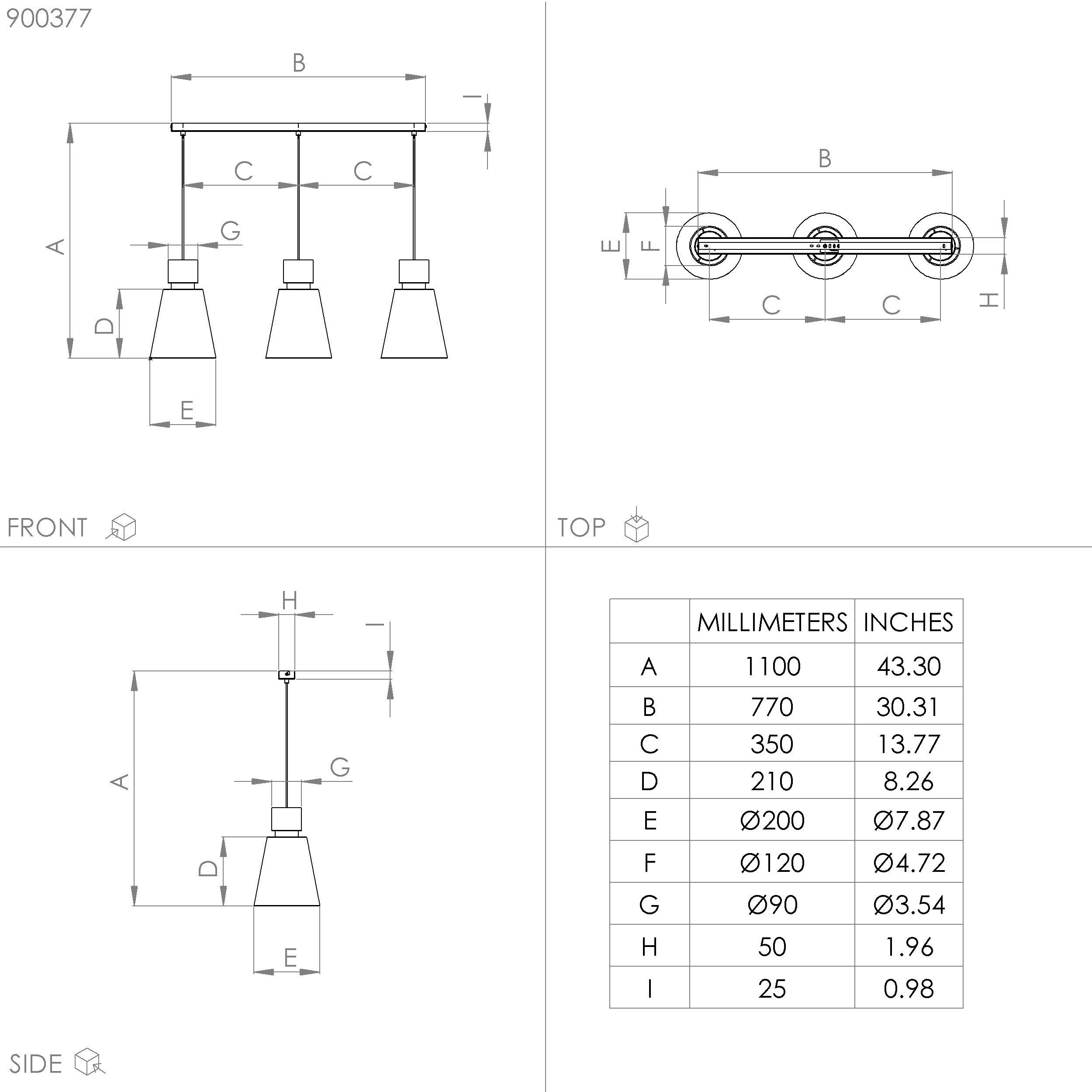 Suspension métal doré AGLIENTINA E27 3X40W
