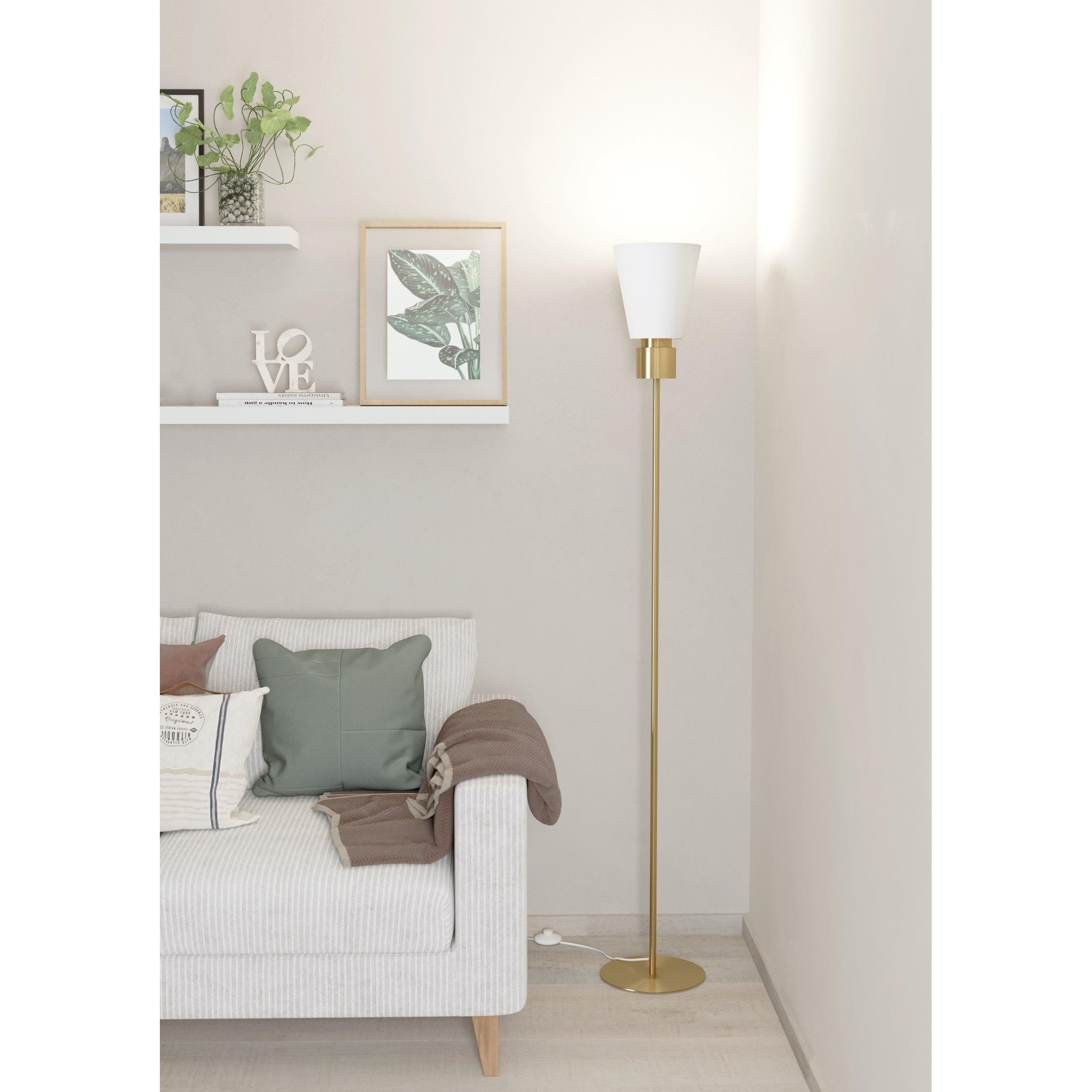 Lampadaire métal doré AGLIENTINA E27 1X40W