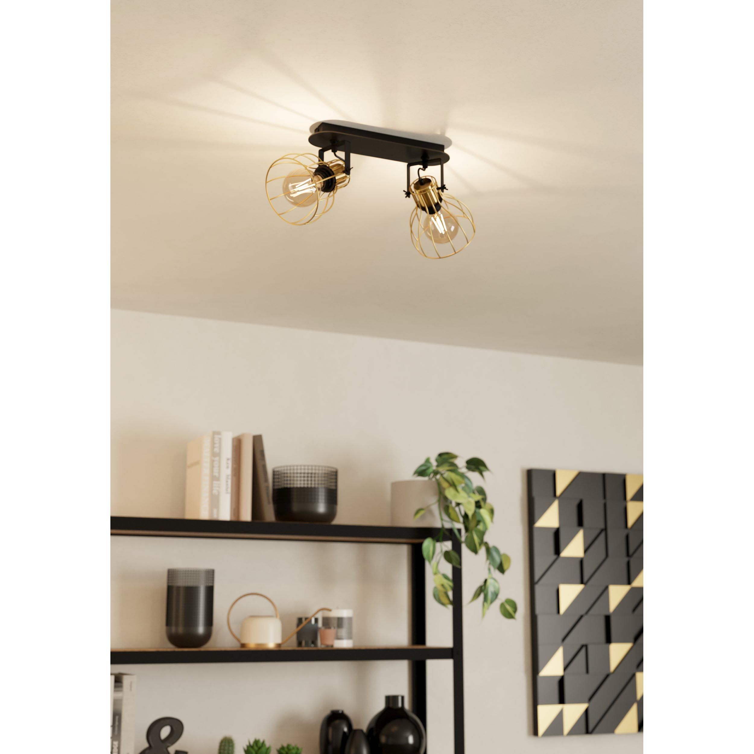 Réglette SAMBATELLO doré L48cm