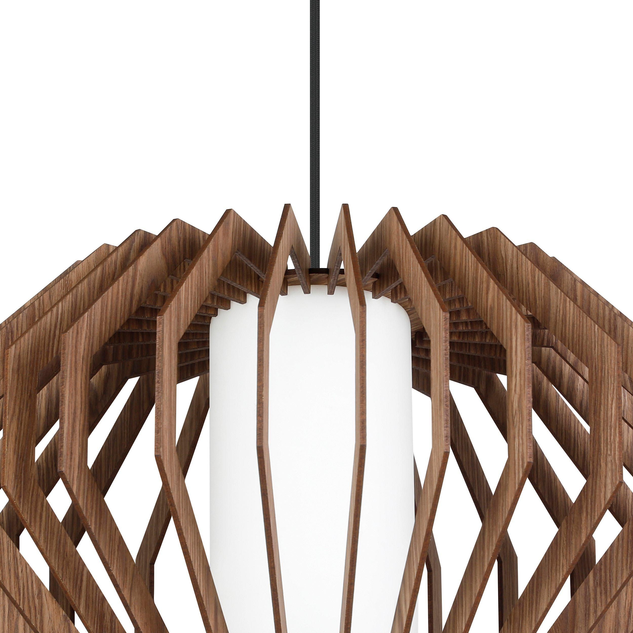 Suspension RUSTICARIA  bois noir Ø45cm